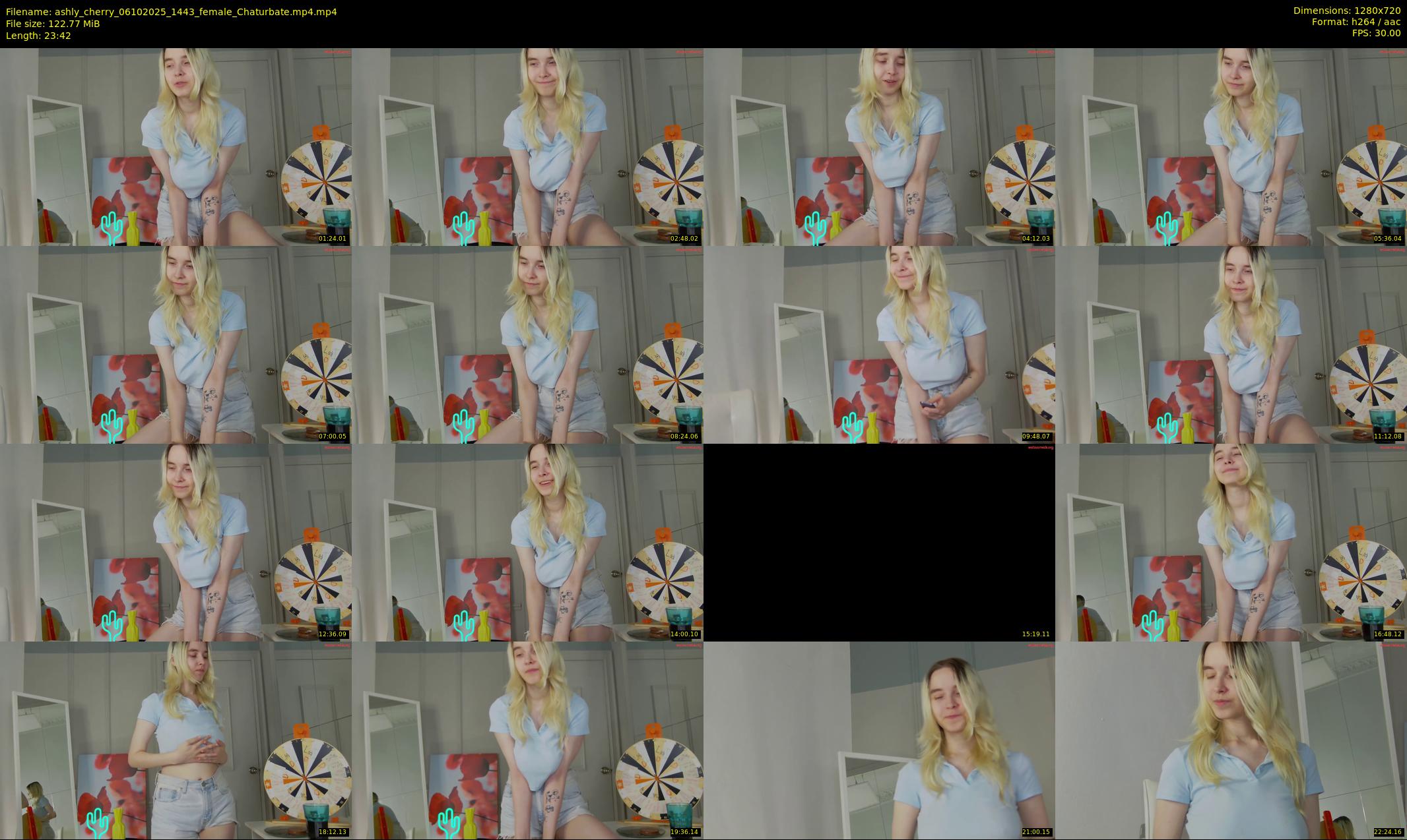 ashly_cherry — 24 minute Chaturbate female cam show recording, 720p, Oct 6, 2025