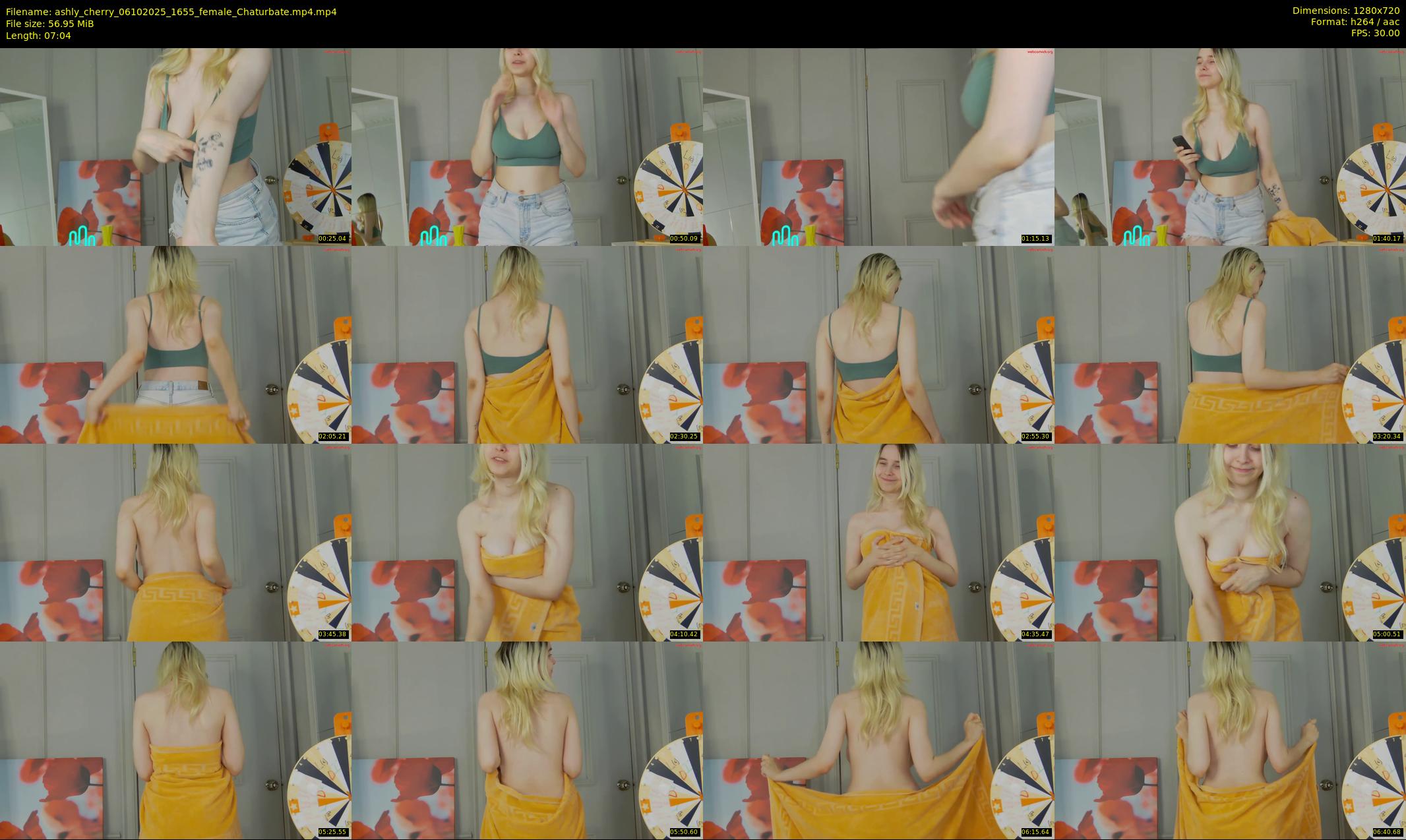 ashly_cherry — 8 minute Chaturbate female cam show recording, 720p, Oct 6, 2025
