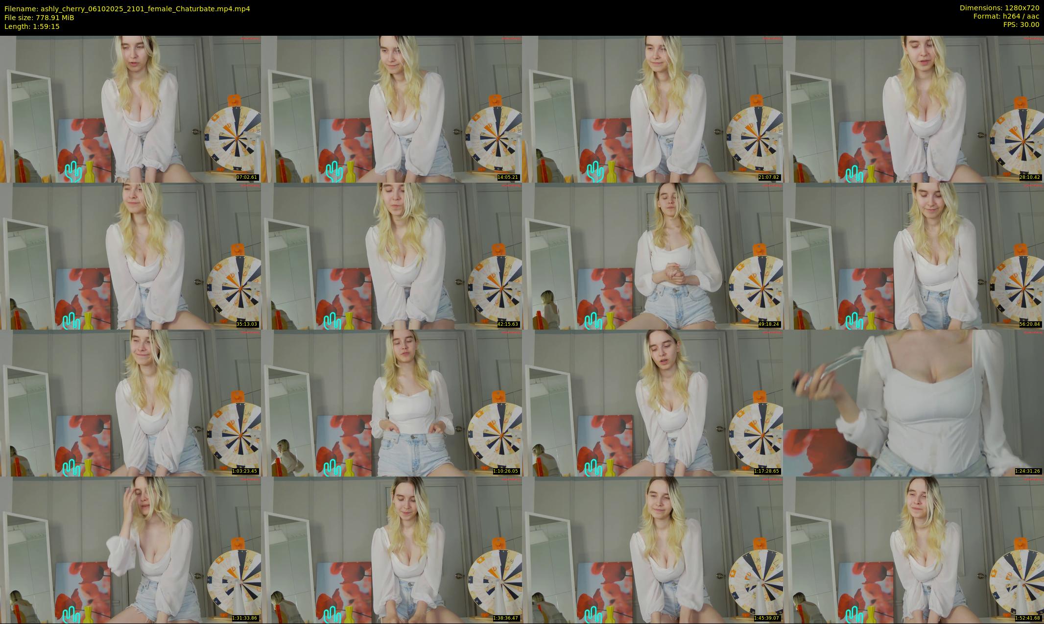 ashly_cherry — 120 minute Chaturbate female cam show recording, 720p, Oct 6, 2025