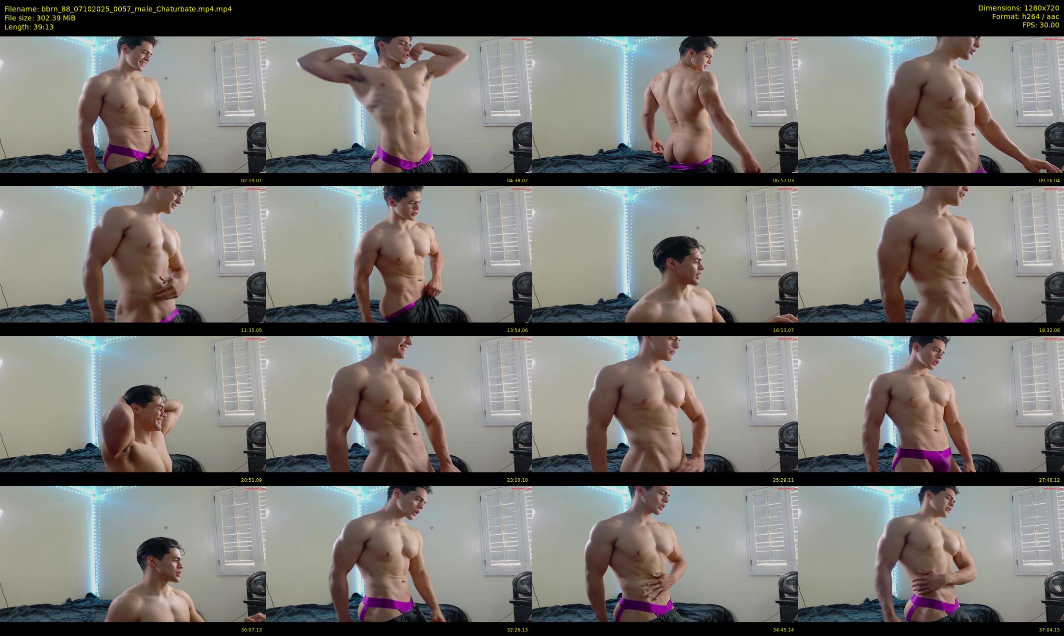 bbrn_88 — 40 minute Chaturbate male cam show recording, 720p, Oct 7, 2025