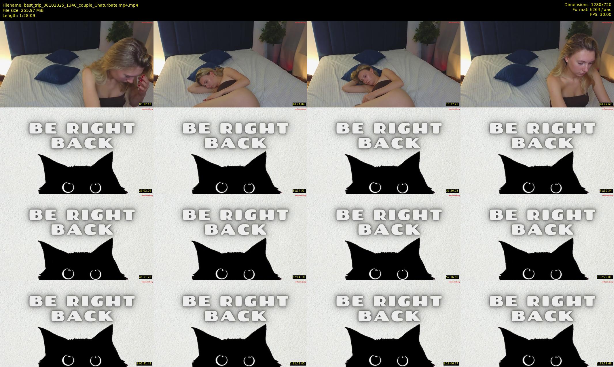best_trip — 89 minute Chaturbate couple cam show recording, 720p, Oct 6, 2025