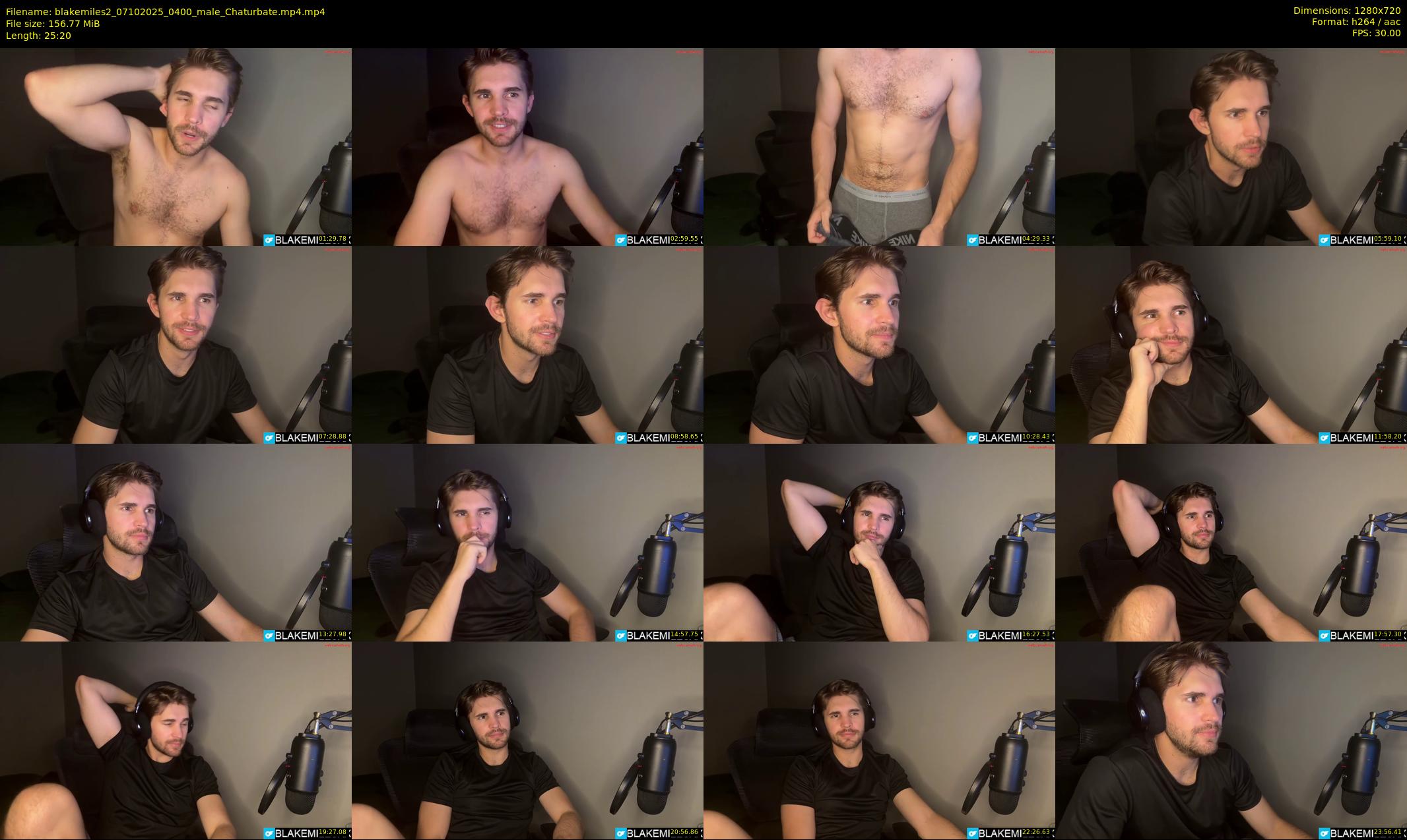 blakemiles2 — 26 minute Chaturbate male cam show recording, 720p, Oct 7, 2025