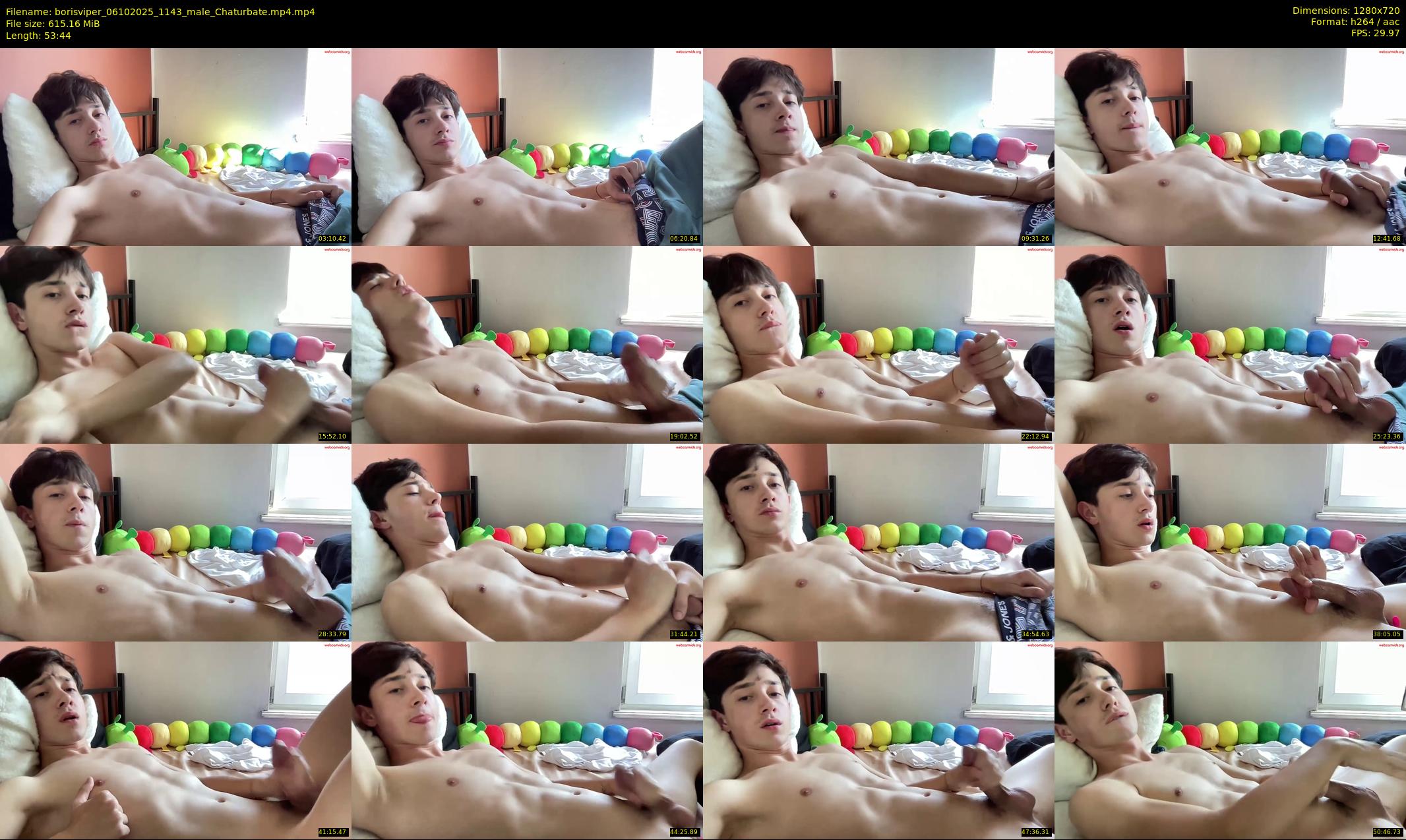 borisviper — 54 minute Chaturbate male cam show recording, 720p, Oct 6, 2025