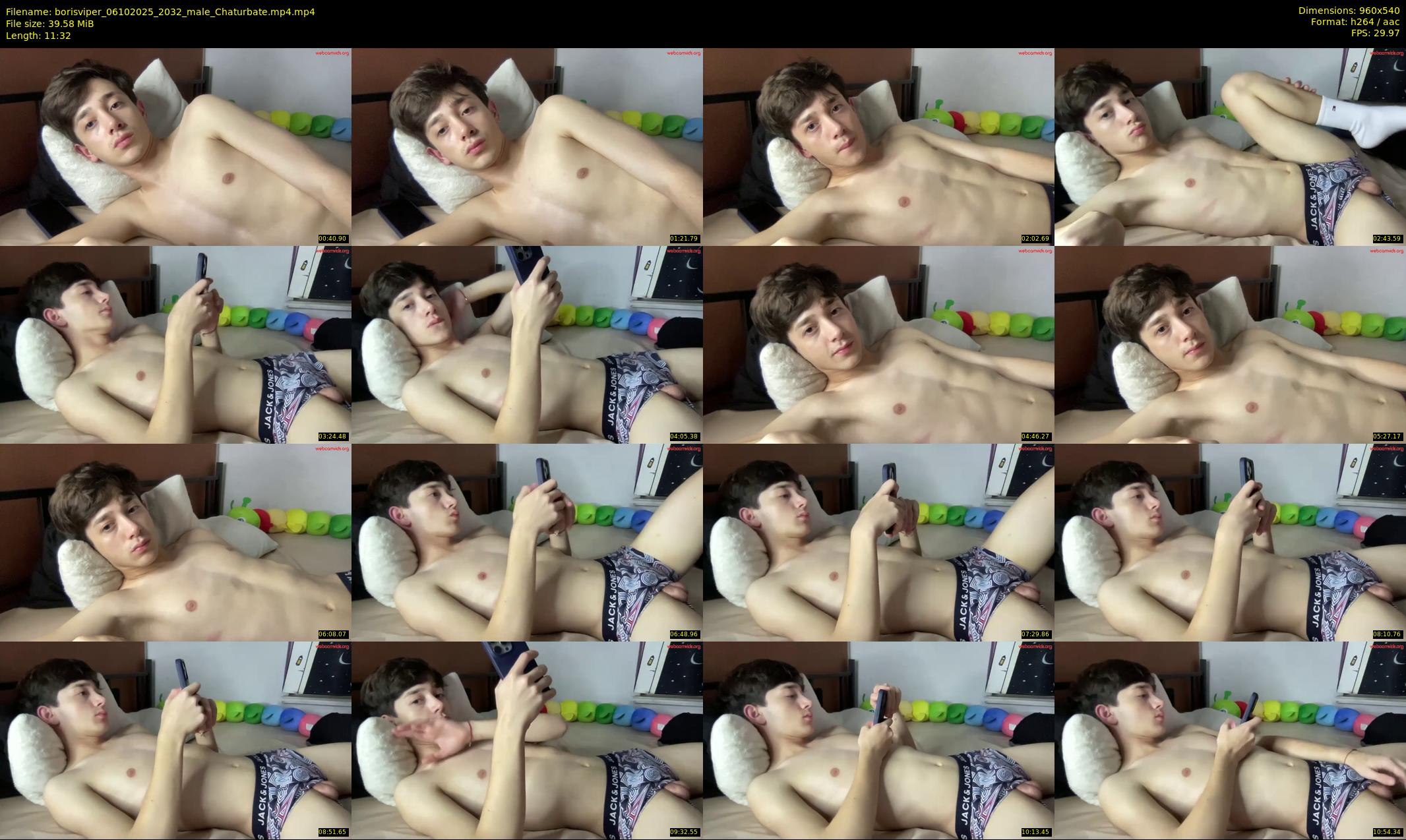 borisviper — 12 minute Chaturbate male cam show recording, 480p, Oct 6, 2025