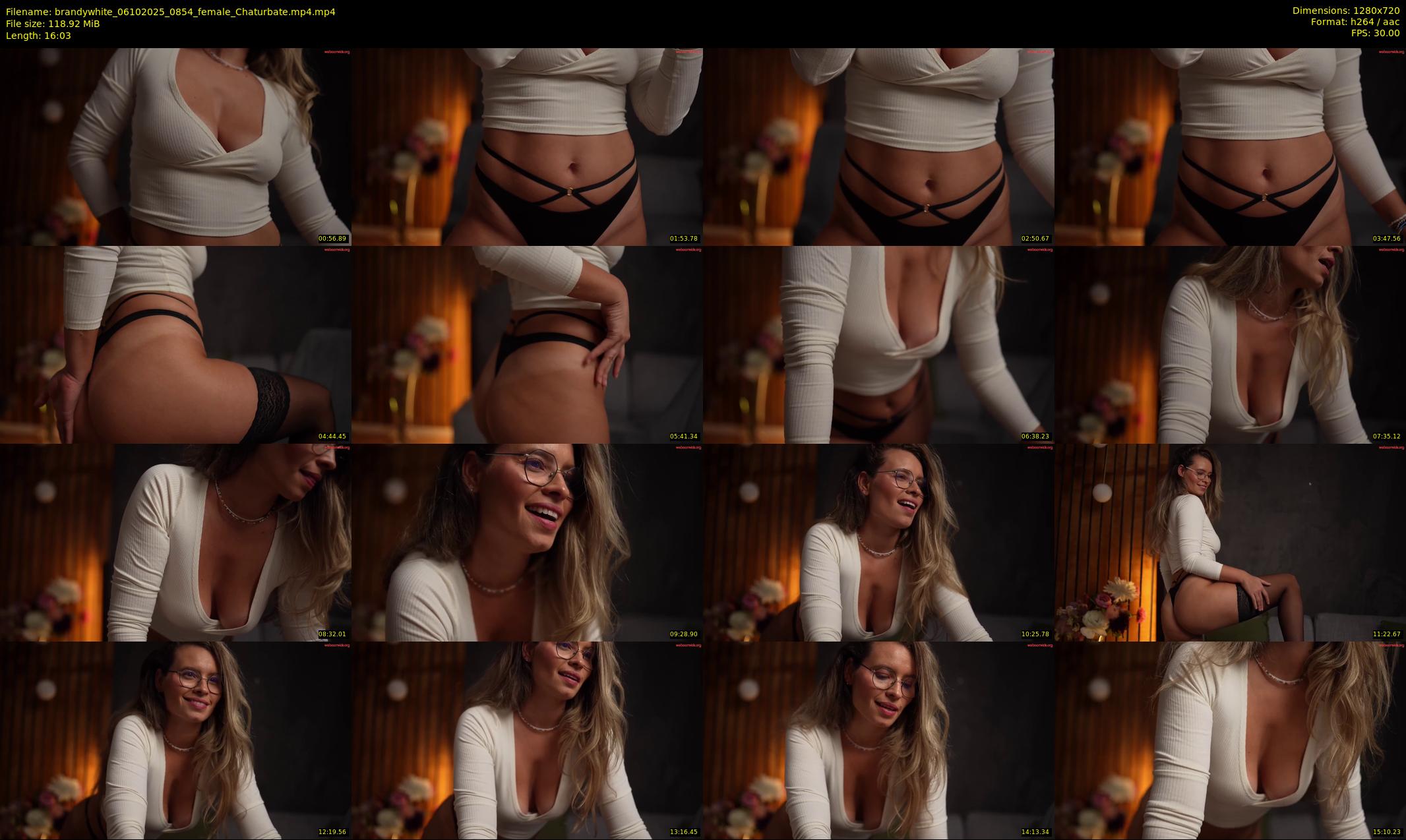 brandywhite — 17 minute Chaturbate female cam show recording, 720p, Oct 6, 2025