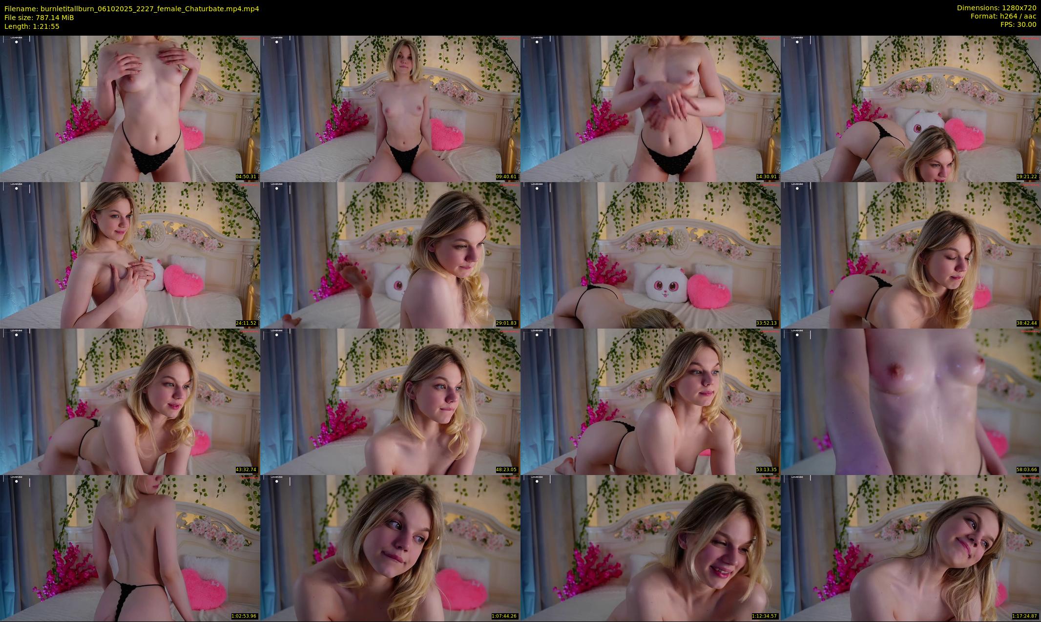 burnletitallburn — 82 minute Chaturbate female cam show recording, 720p, Oct 6, 2025