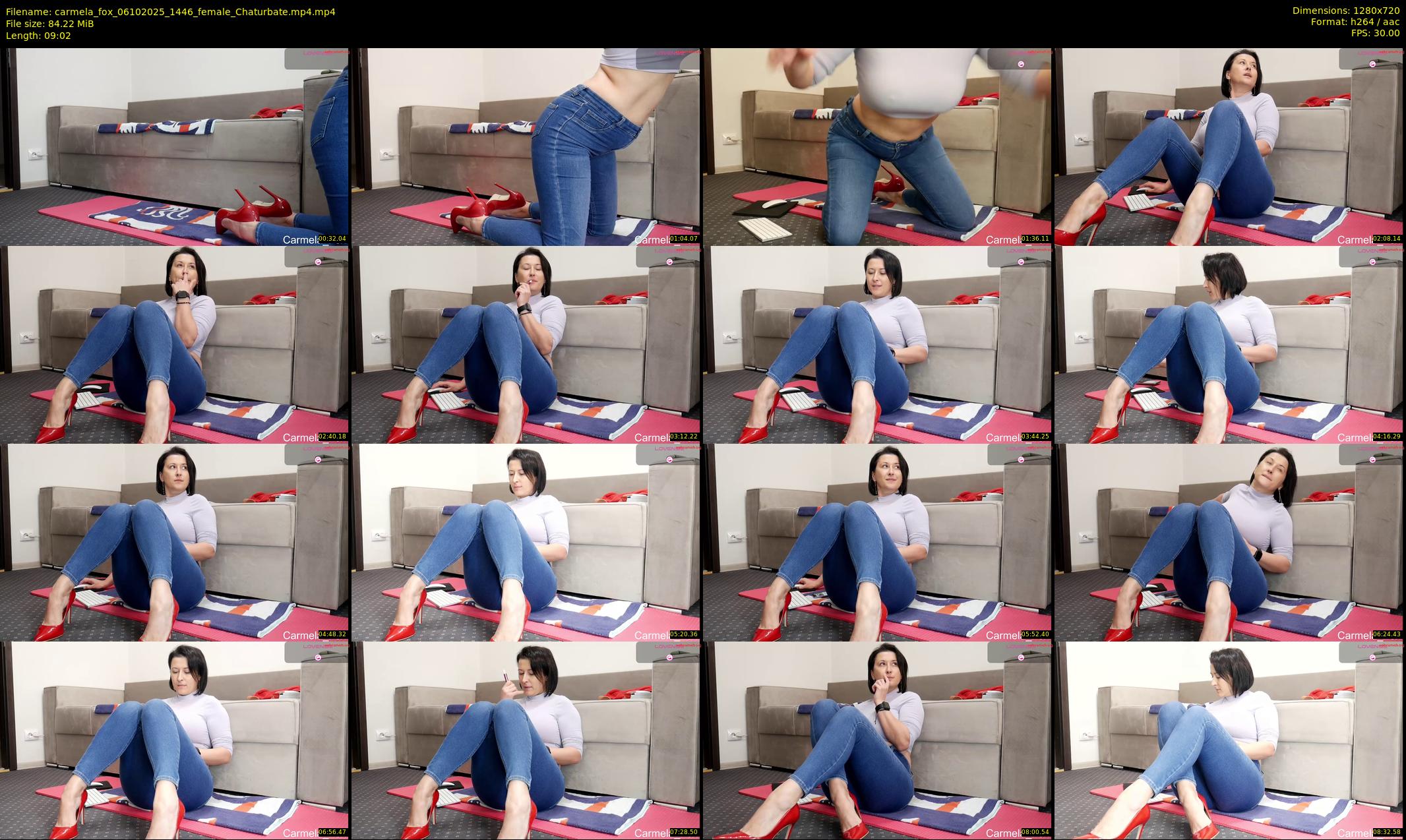 carmela_fox — 10 minute Chaturbate female cam show recording, 720p, Oct 6, 2025