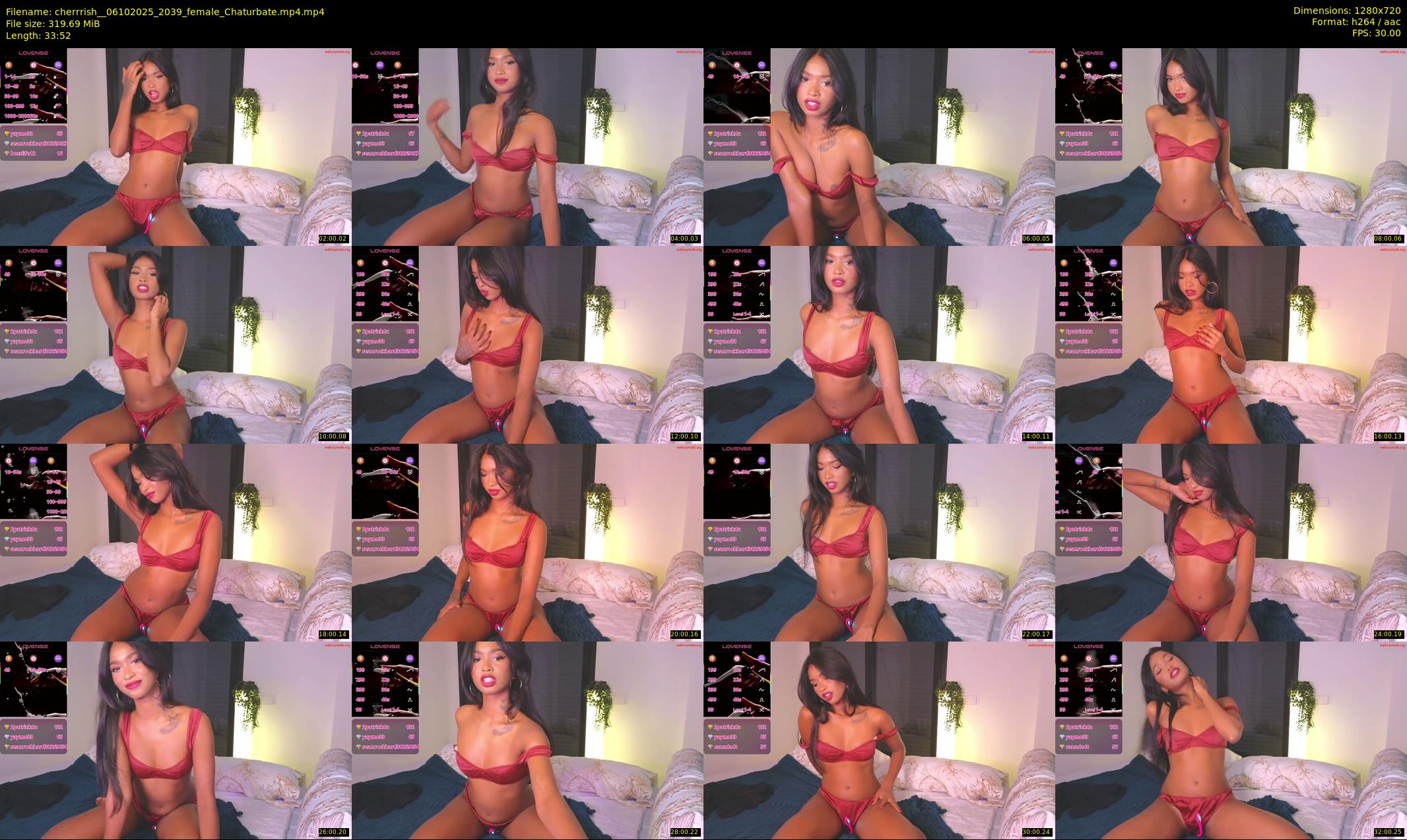 cherrrish_ — 34 minute Chaturbate female cam show recording, 720p, Oct 6, 2025