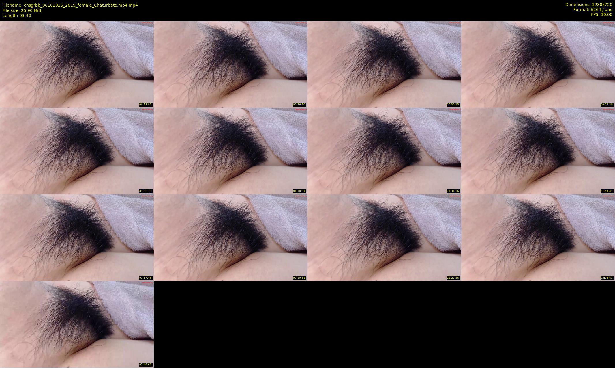 cnsgrbb — 4 minute Chaturbate female cam show recording, 720p, Oct 6, 2025