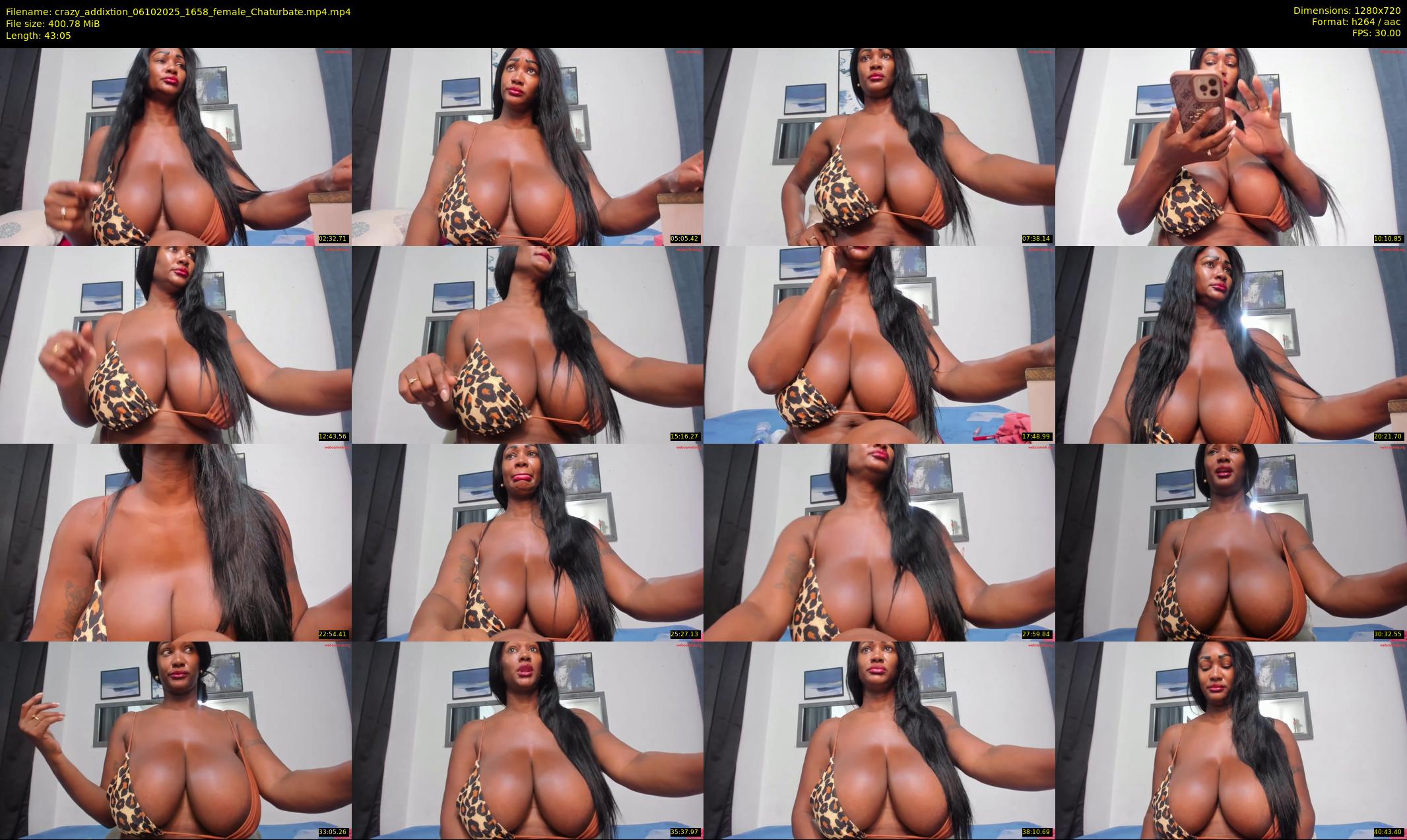 crazy_addixtion — 44 minute Chaturbate female cam show recording, 720p, Oct 6, 2025