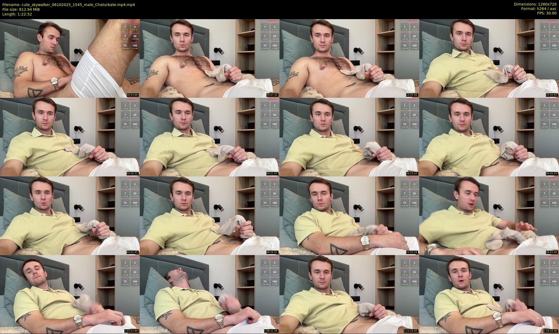 cute_skywalker — 83 minute Chaturbate male cam show recording, 720p, Oct 6, 2025