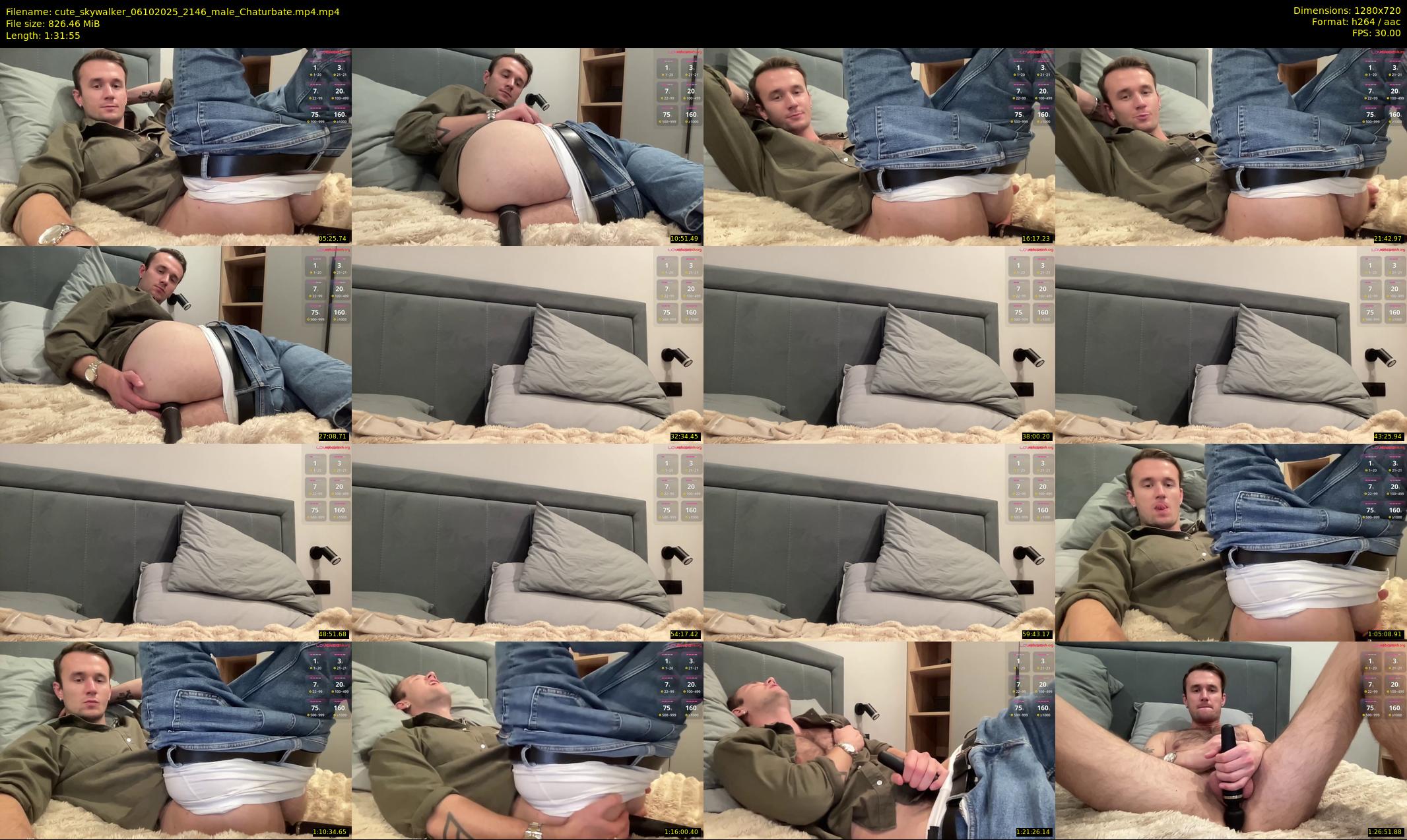 cute_skywalker — 92 minute Chaturbate male cam show recording, 720p, Oct 6, 2025