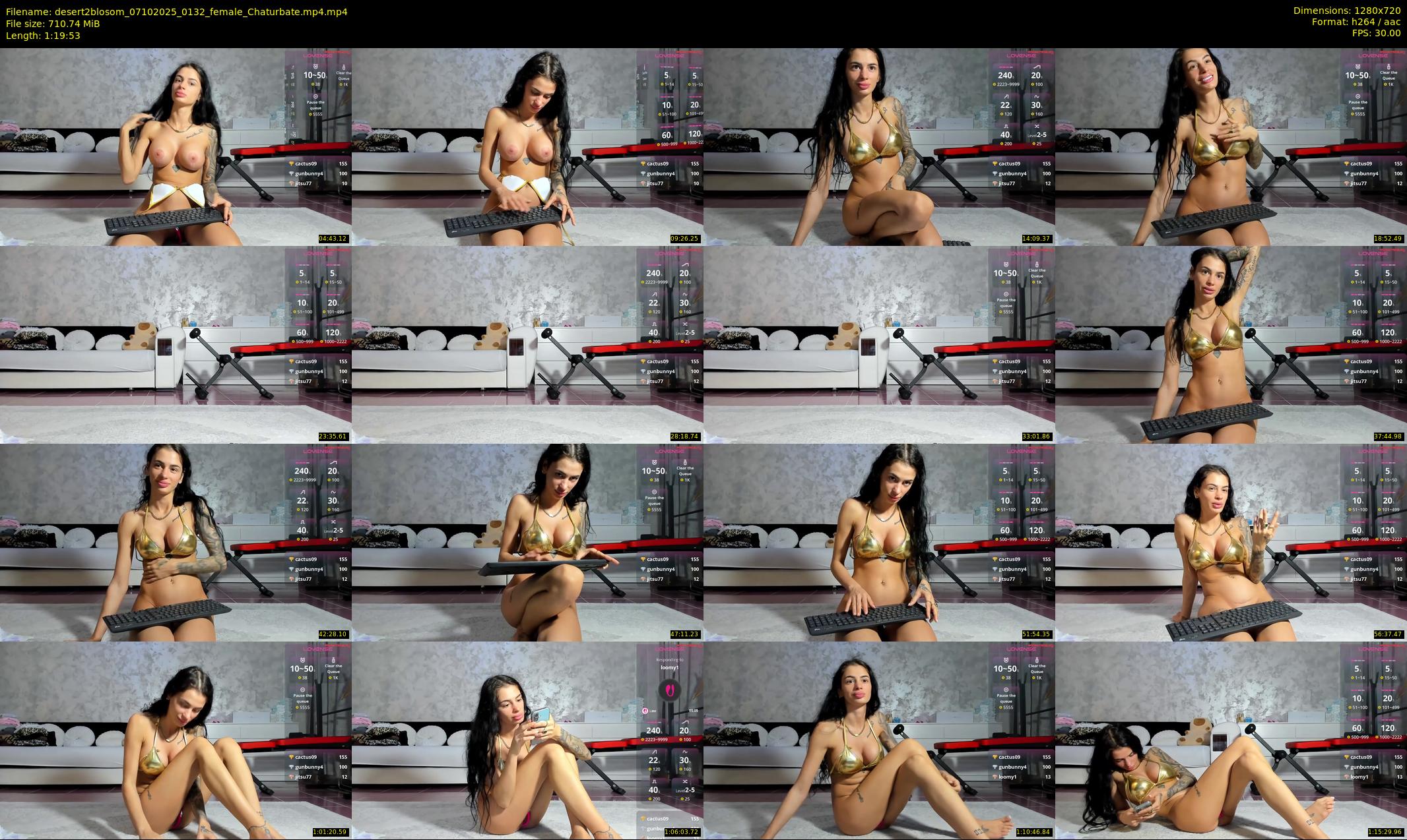 desert2blosom — 80 minute Chaturbate female cam show recording, 720p, Oct 7, 2025