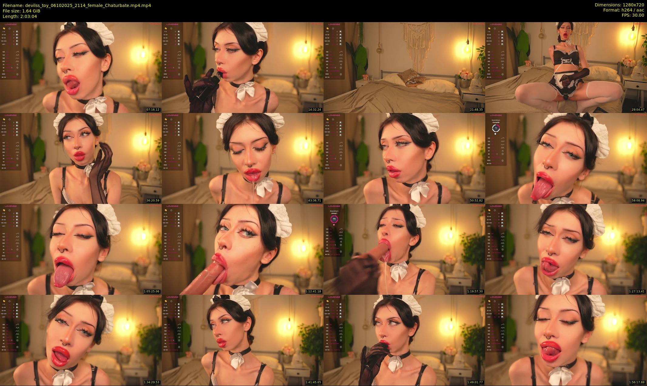 devilss_toy — 124 minute Chaturbate female cam show recording, 720p, Oct 6, 2025