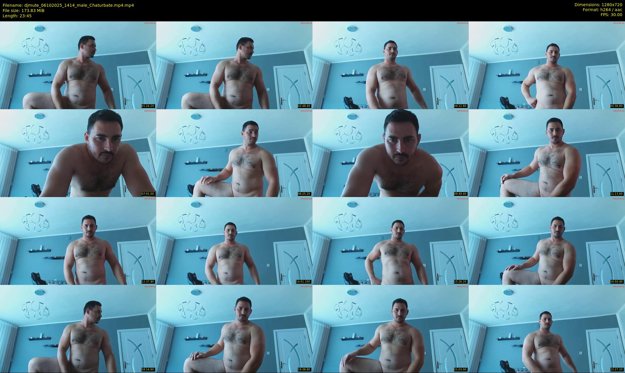 djmute — 24 minute Chaturbate male cam show recording, 720p, Oct 6, 2025