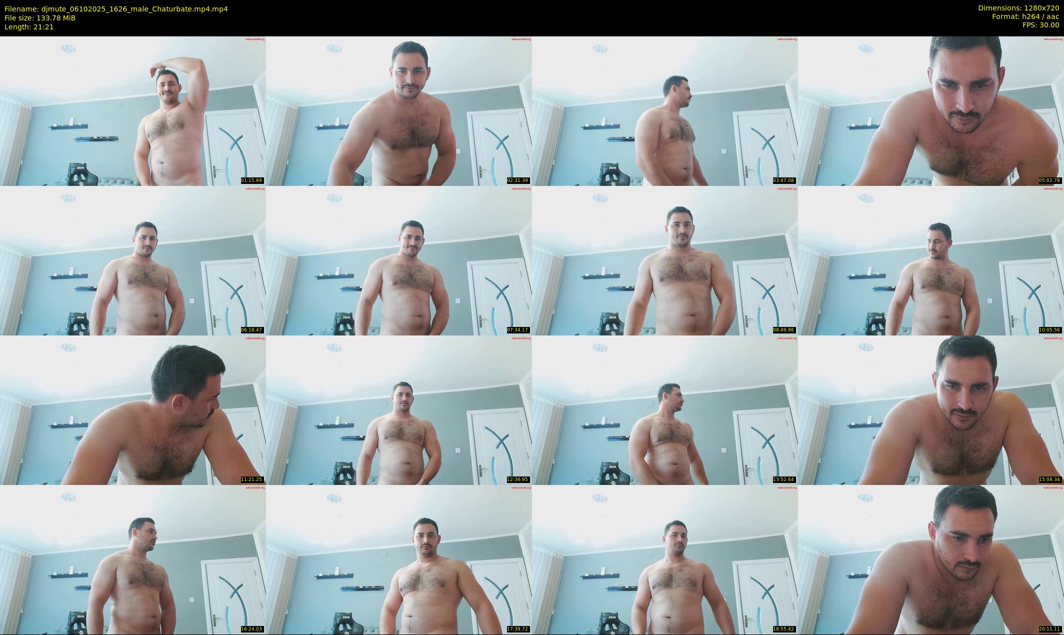 djmute — 22 minute Chaturbate male cam show recording, 720p, Oct 6, 2025