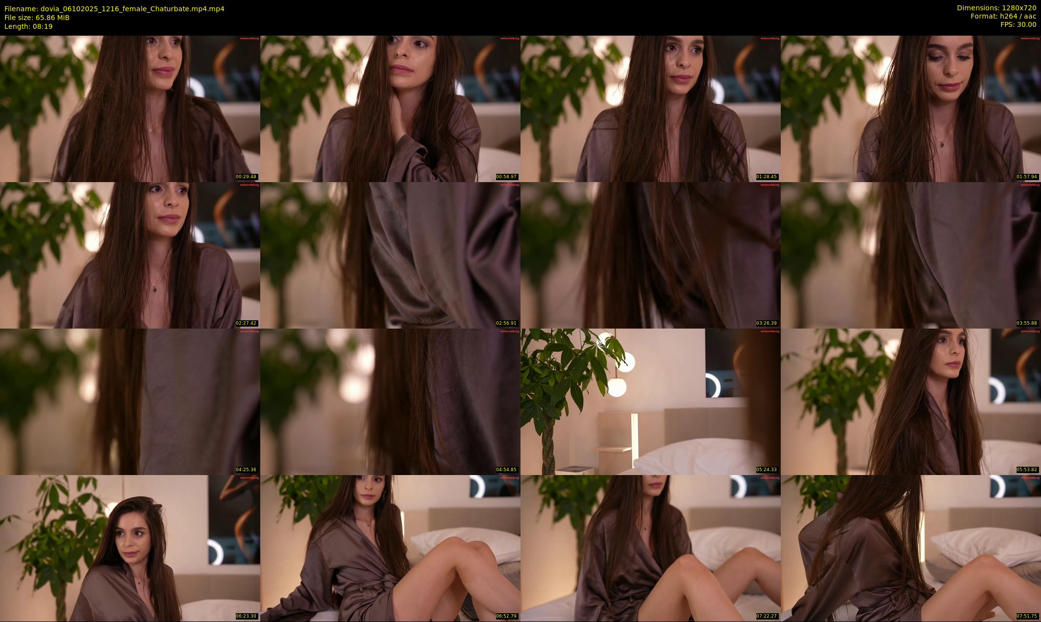 dovia — 9 minute Chaturbate female cam show recording, 720p, Oct 6, 2025