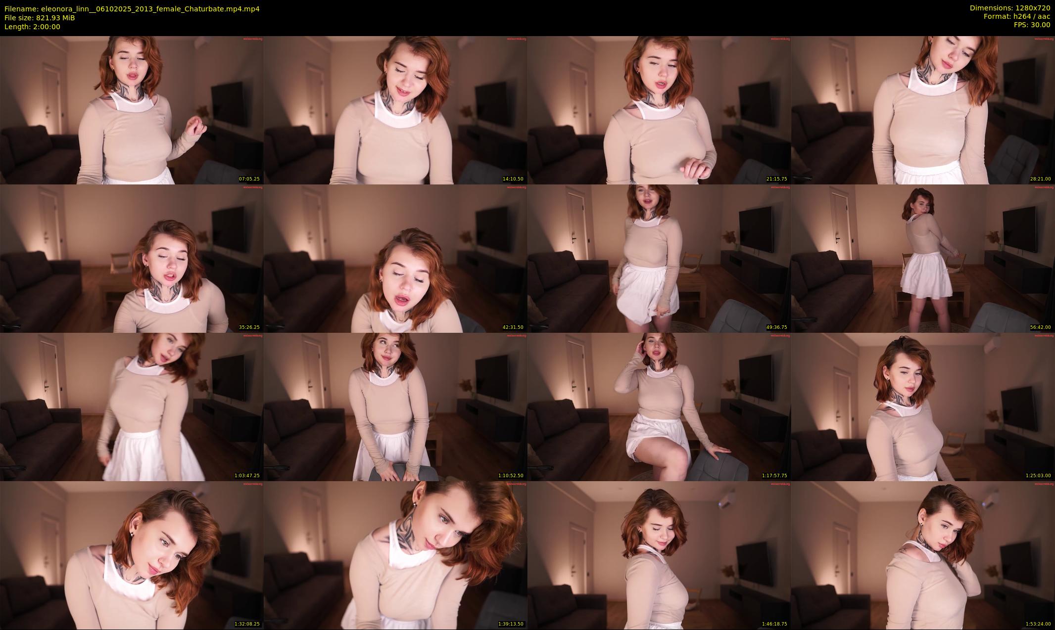 eleonora_linn_ — 120 minute Chaturbate female cam show recording, 720p, Oct 6, 2025