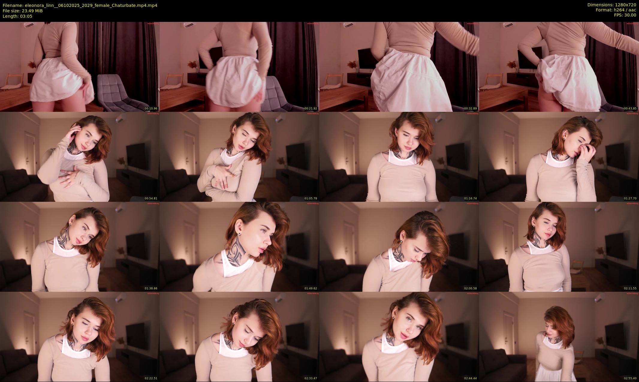 eleonora_linn_ — 4 minute Chaturbate female cam show recording, 720p, Oct 6, 2025