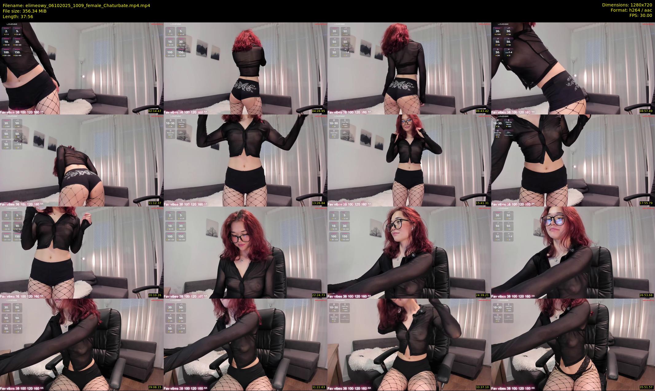 elimeowy — 38 minute Chaturbate female cam show recording, 720p, Oct 6, 2025
