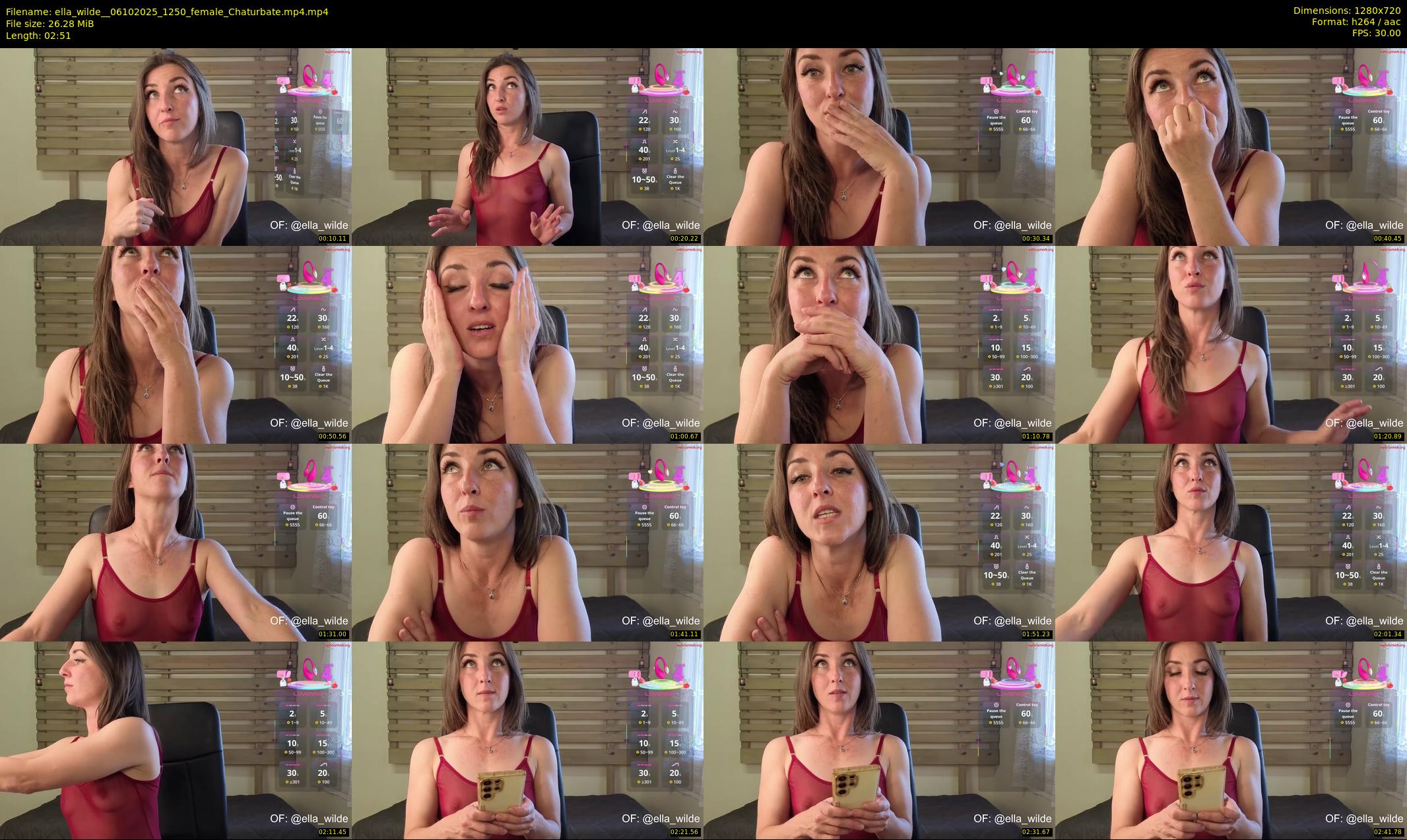 ella_wilde_ — 3 minute Chaturbate female cam show recording, 720p, Oct 6, 2025