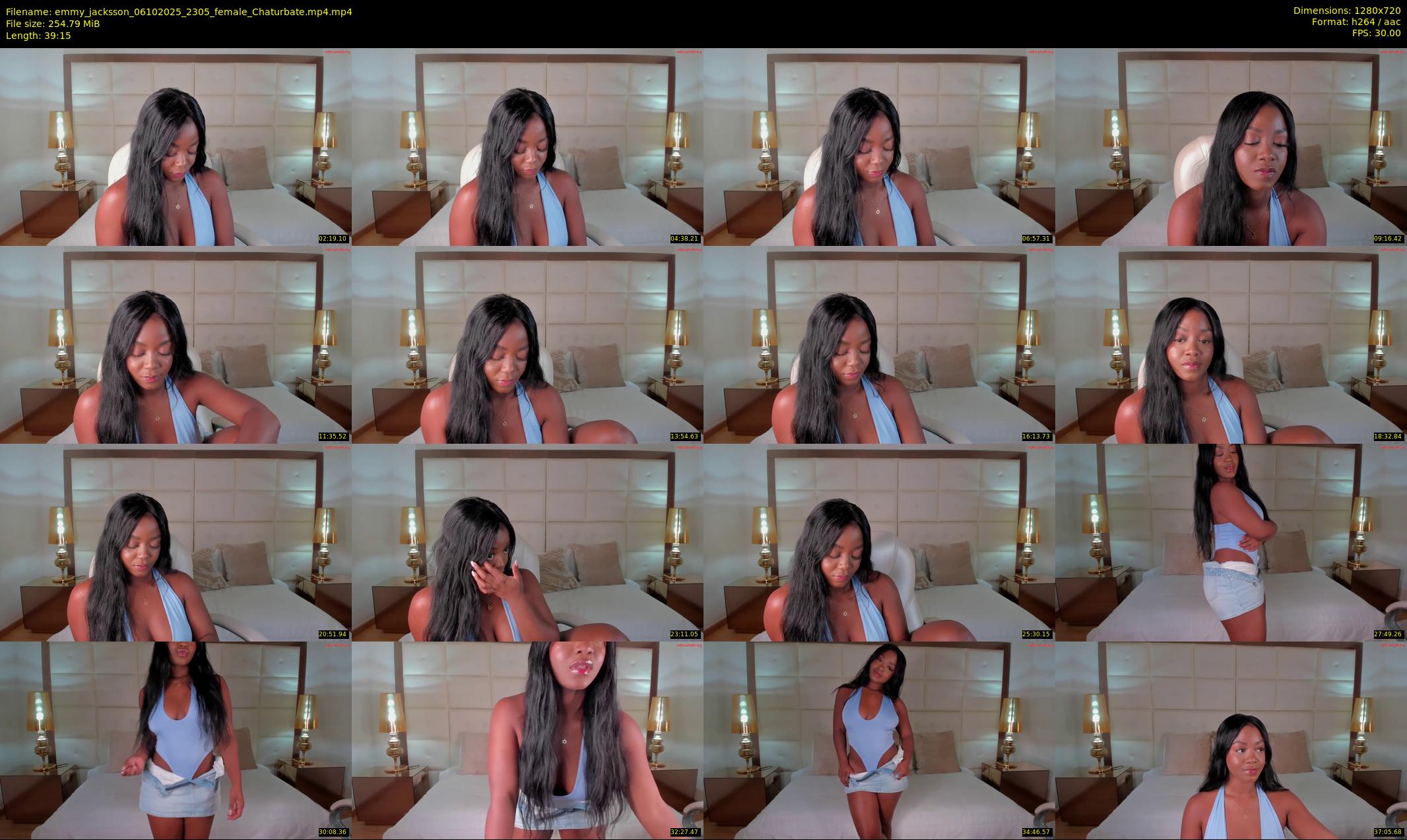 emmy_jacksson — 40 minute Chaturbate female cam show recording, 720p, Oct 6, 2025