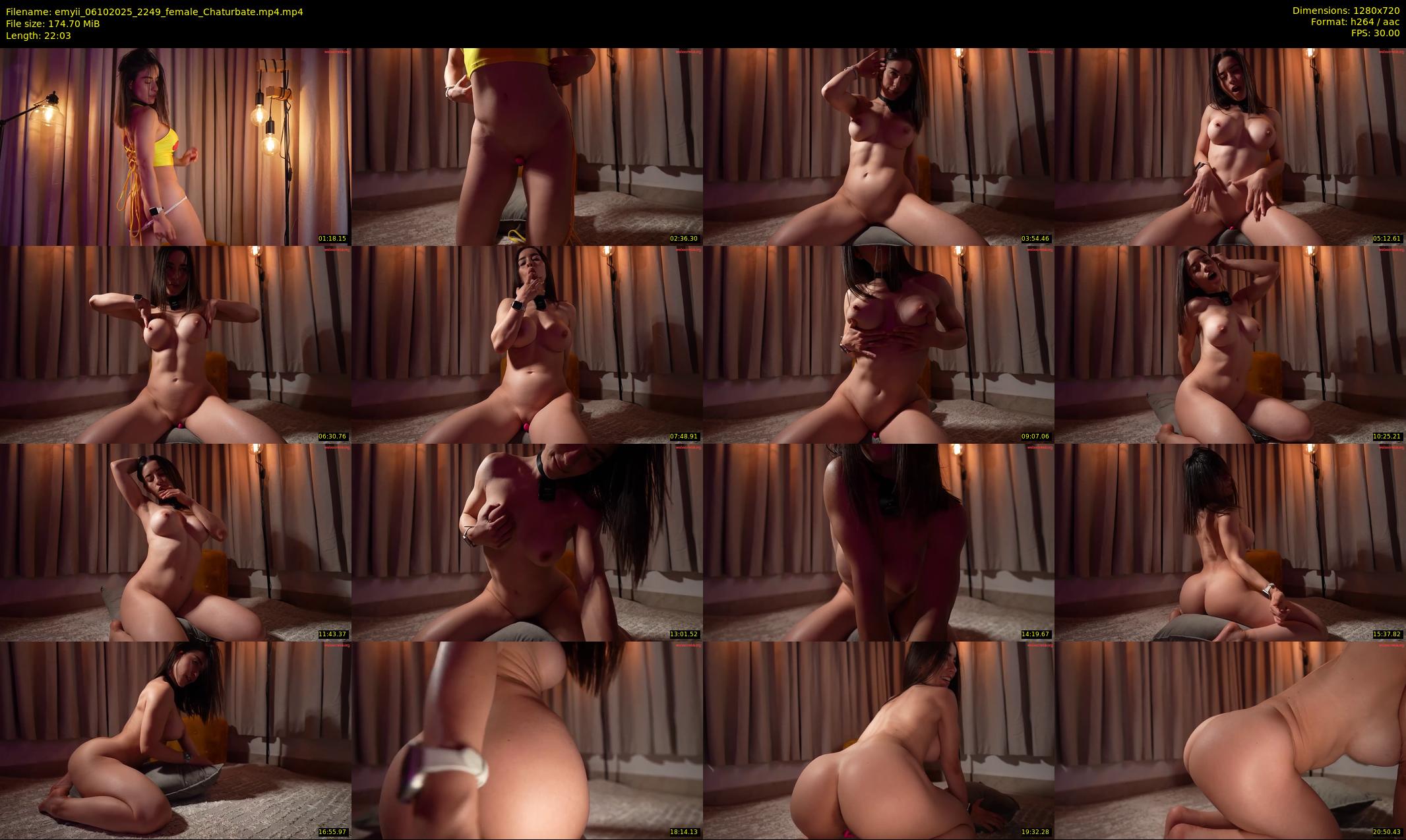 emyii — 23 minute Chaturbate female cam show recording, 720p, Oct 6, 2025