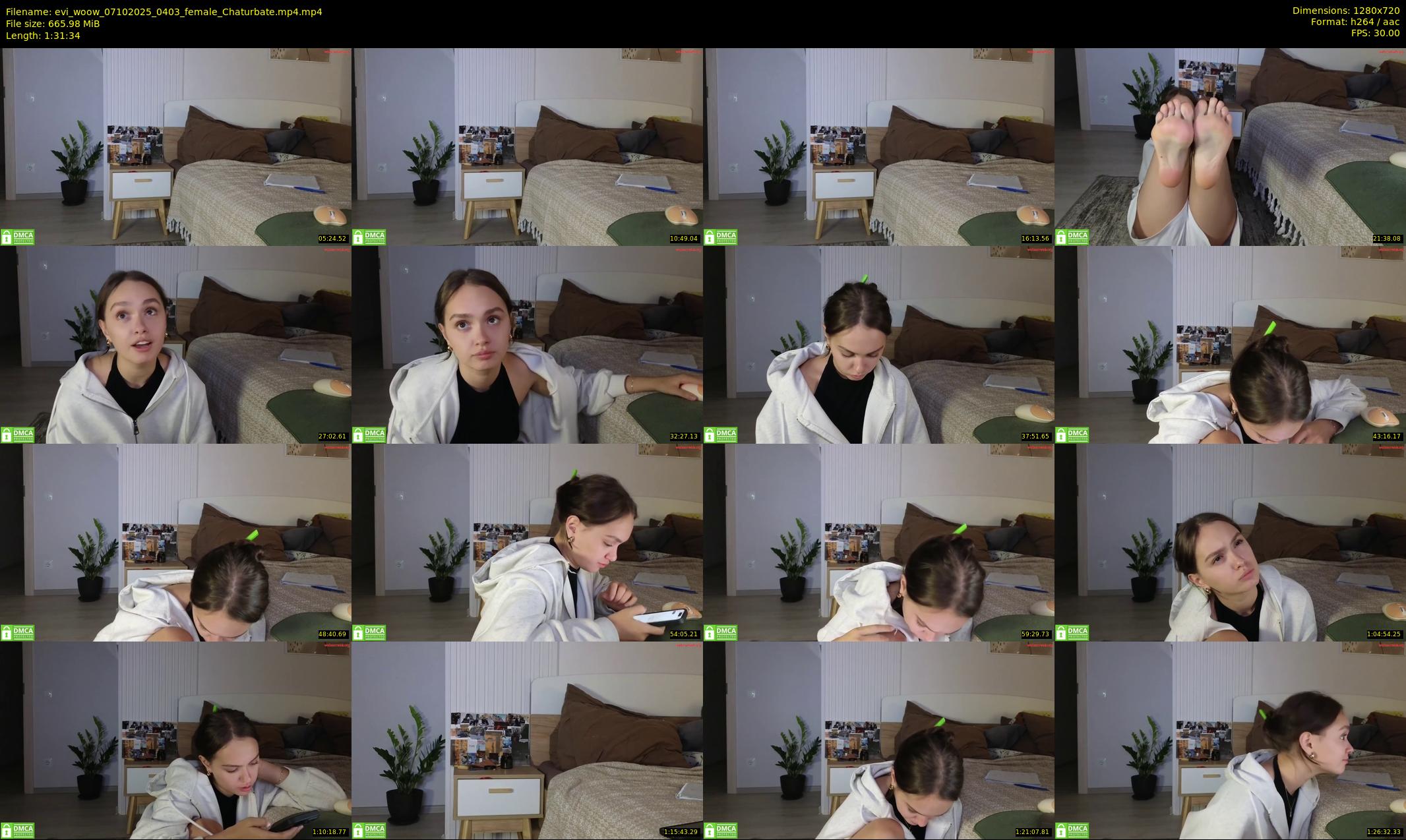 evi_woow — 92 minute Chaturbate female cam show recording, 720p, Oct 7, 2025