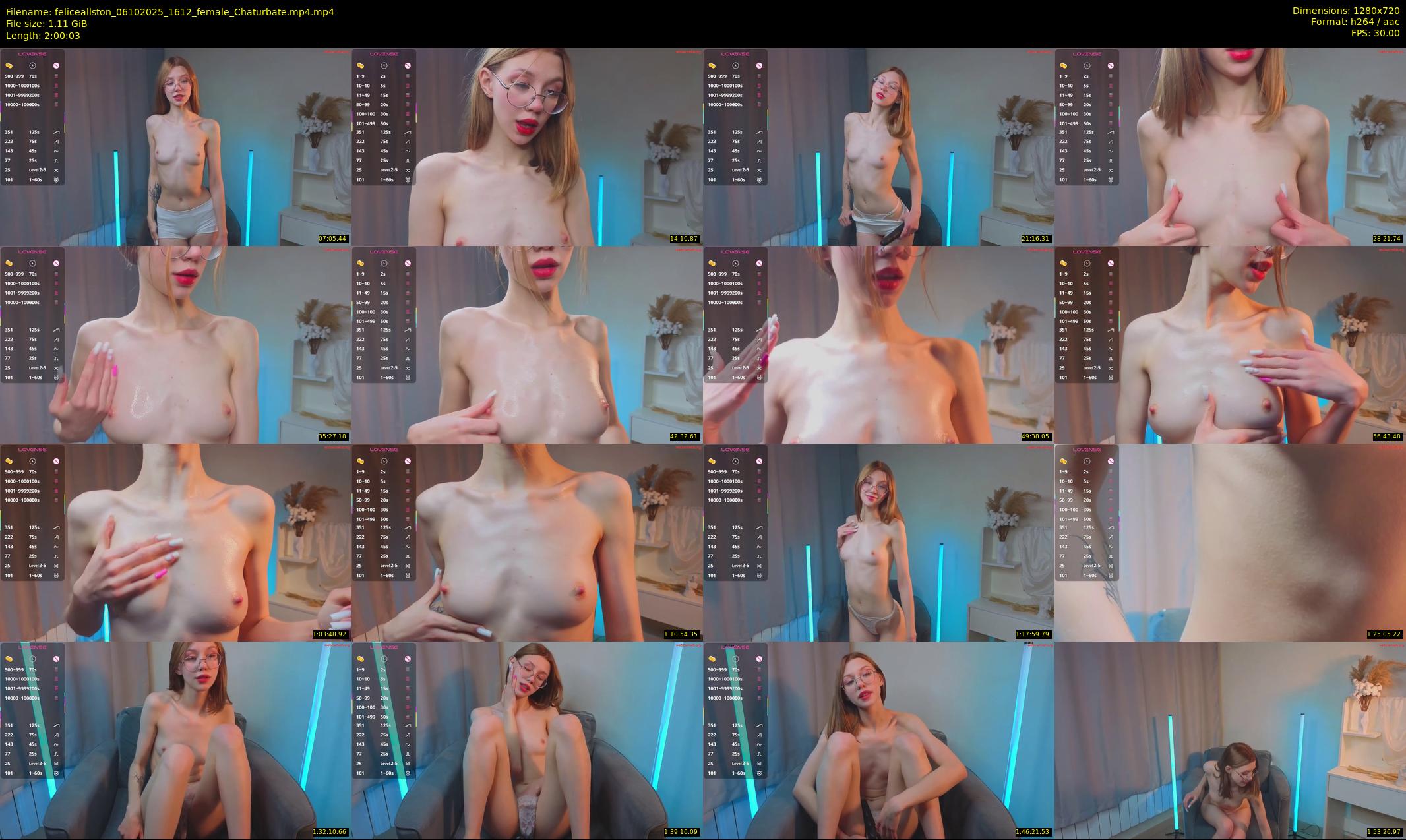 feliceallston — 121 minute Chaturbate female cam show recording, 720p, Oct 6, 2025