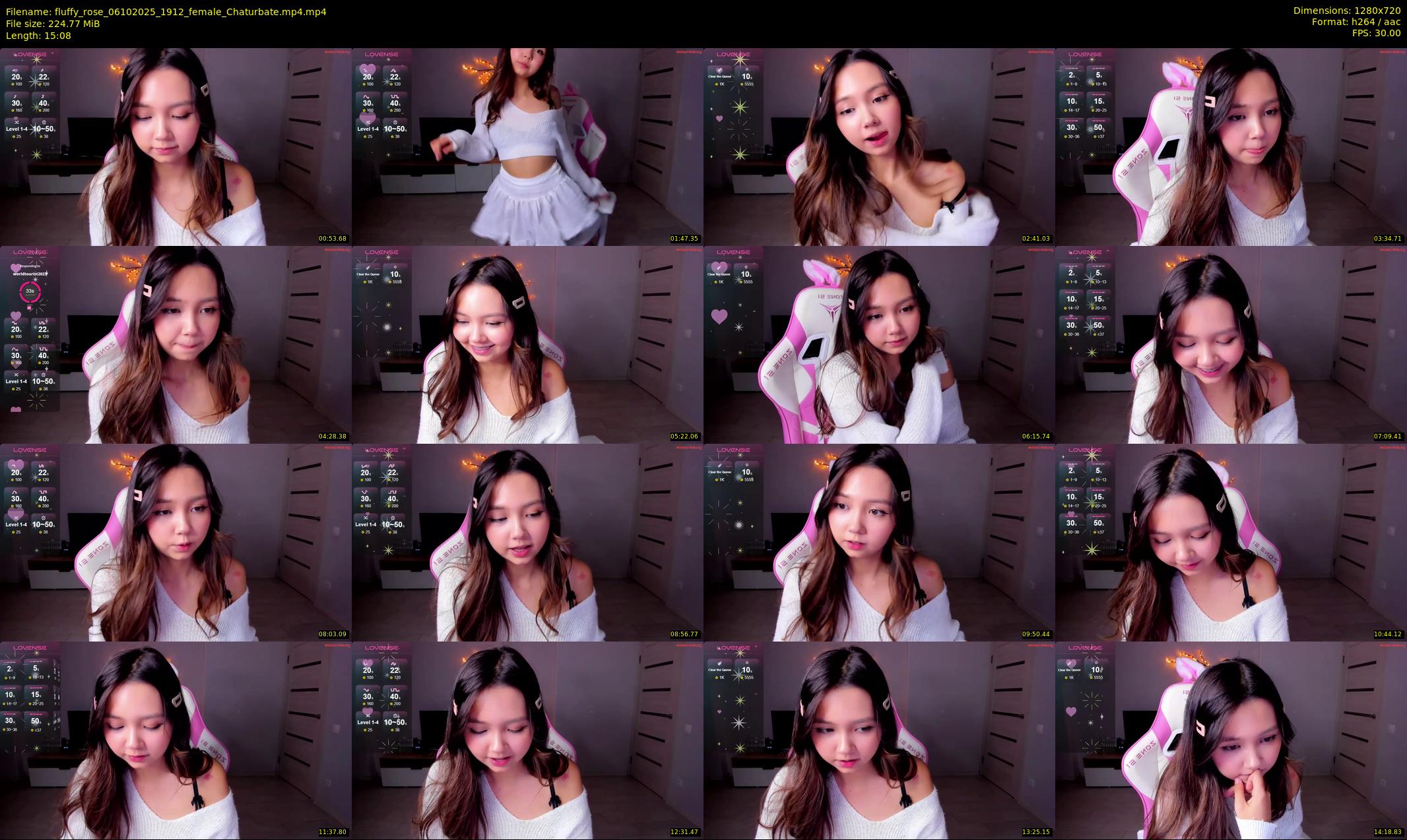 fluffy_rose — 16 minute Chaturbate female cam show recording, 720p, Oct 6, 2025