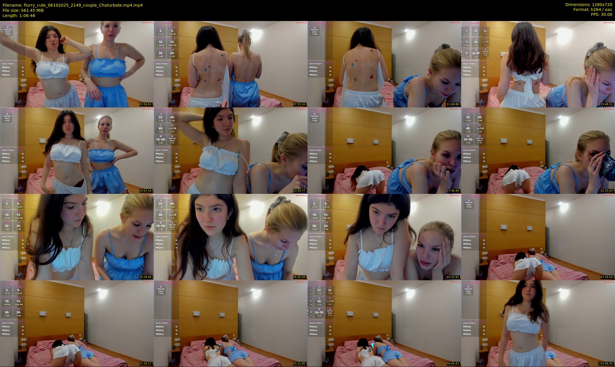 flurry_cute — 67 minute Chaturbate couple cam show recording, 720p, Oct 6, 2025