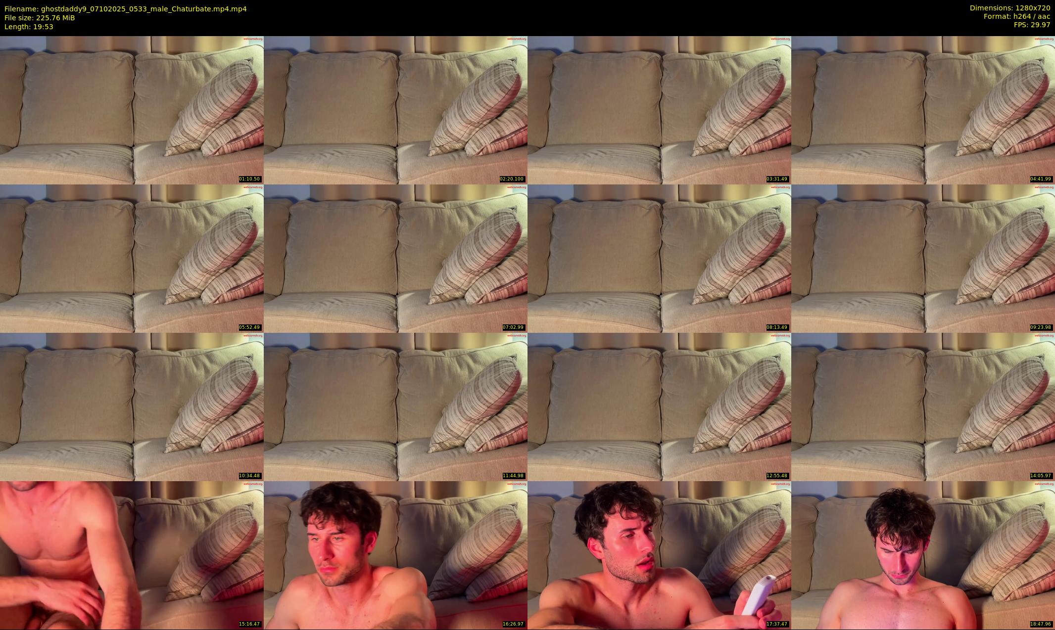 ghostdaddy9 — 20 minute Chaturbate male cam show recording, 720p, Oct 7, 2025