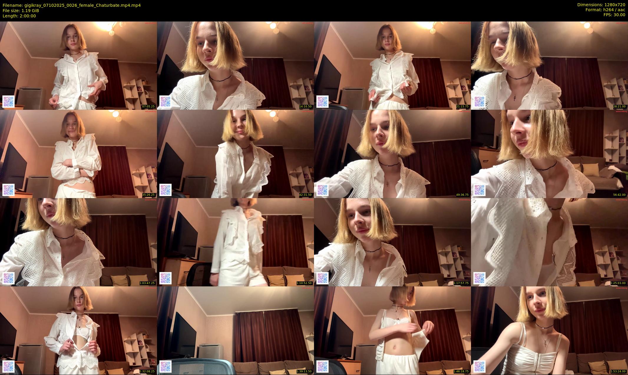 gigikray — 120 minute Chaturbate female cam show recording, 720p, Oct 7, 2025
