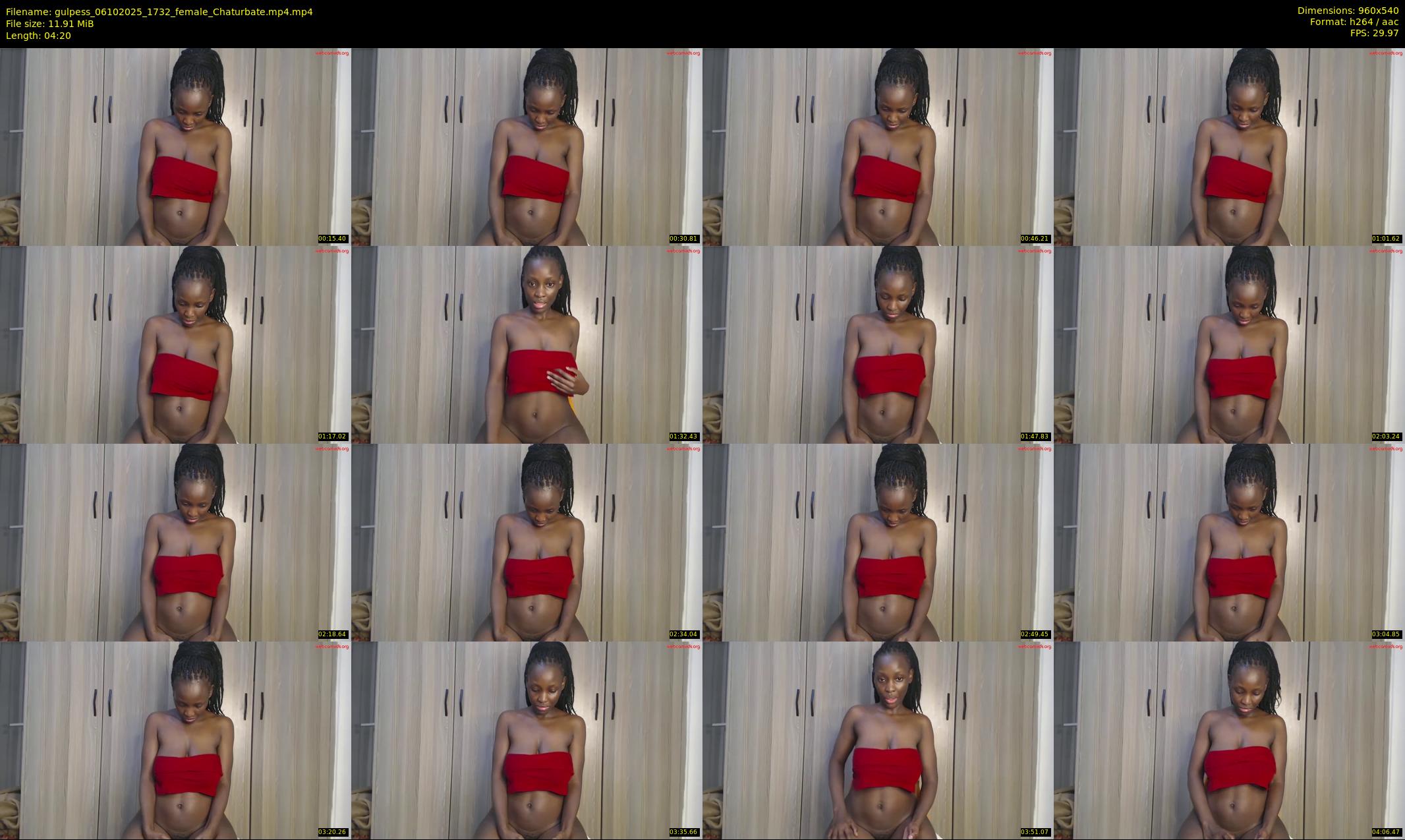 gulpess — 5 minute Chaturbate female cam show recording, 480p, Oct 6, 2025