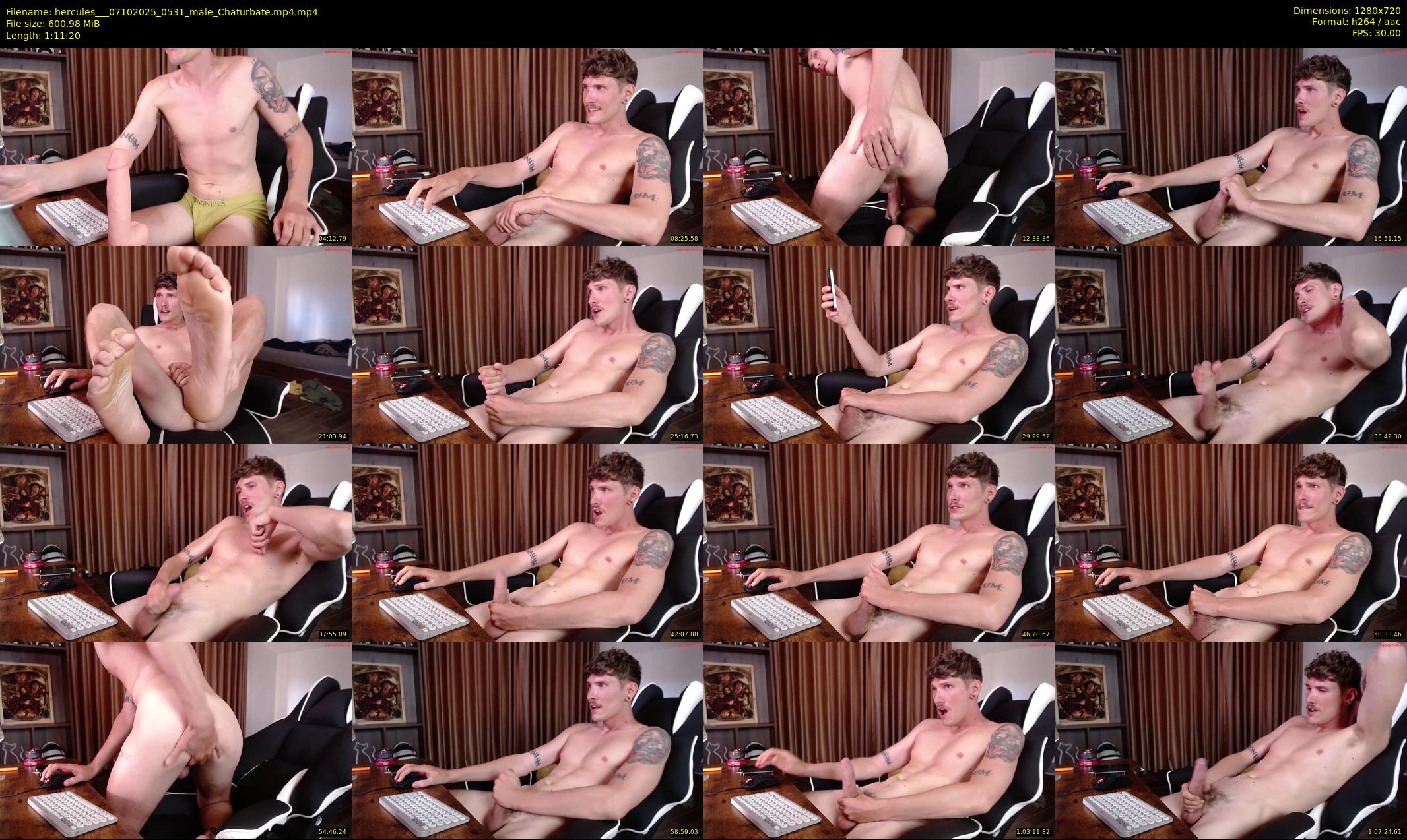 hercules__ — 72 minute Chaturbate male cam show recording, 720p, Oct 7, 2025
