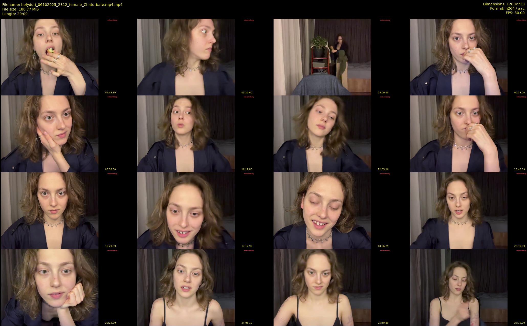 holydori — 30 minute Chaturbate female cam show recording, 720p, Oct 6, 2025