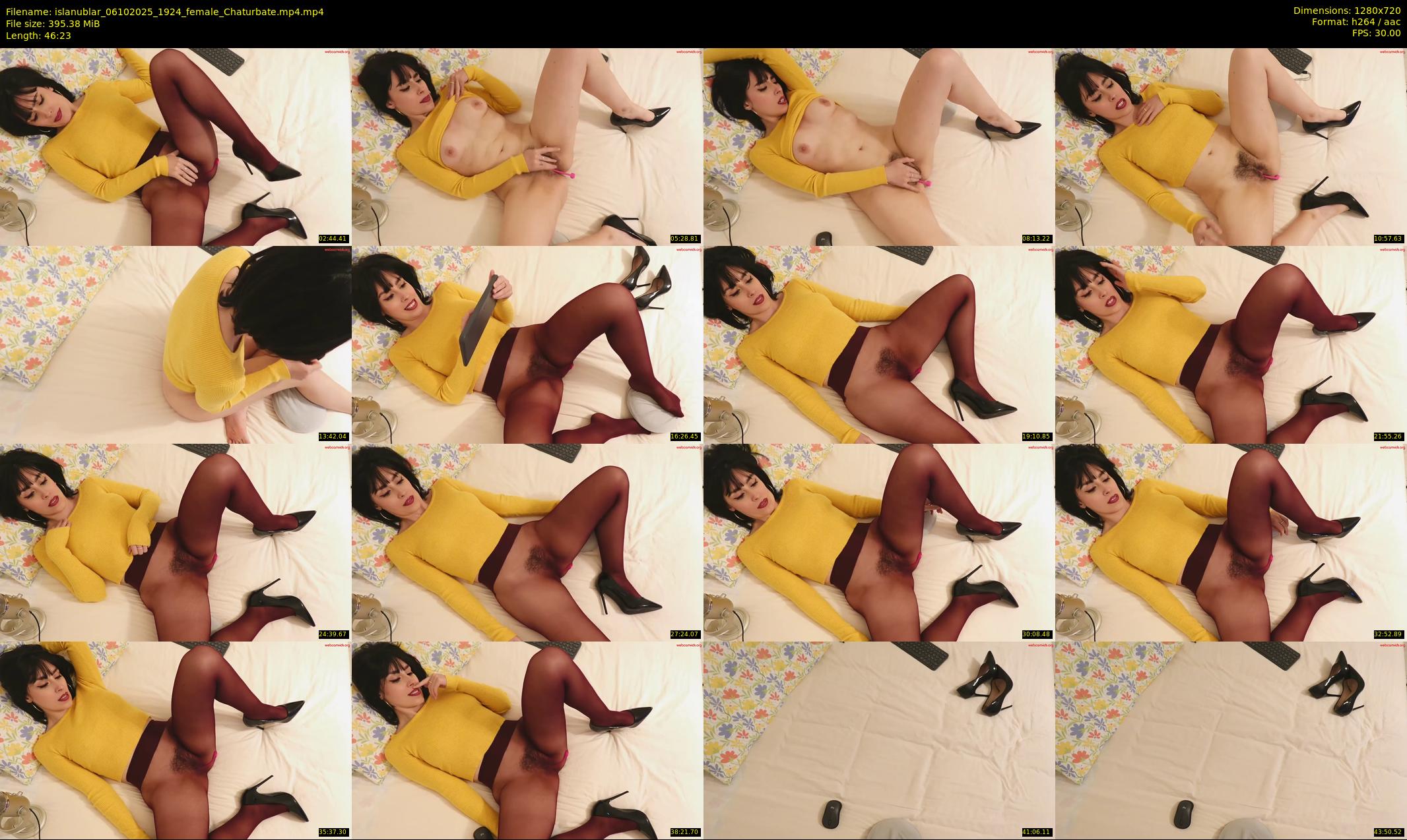 islanublar — 47 minute Chaturbate female cam show recording, 720p, Oct 6, 2025