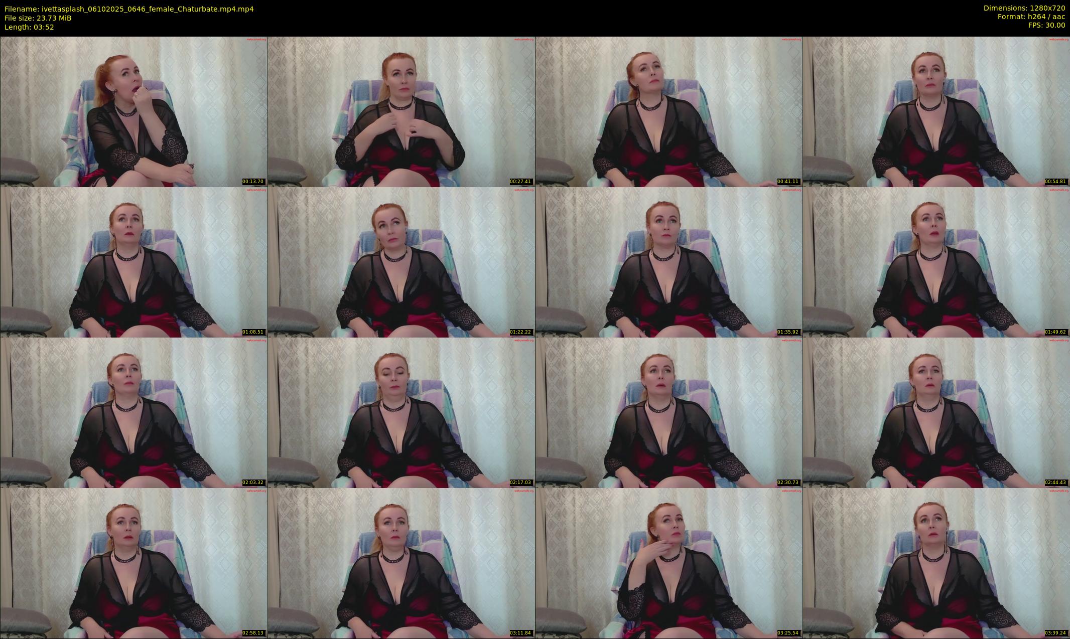 ivettasplash — 4 minute Chaturbate female cam show recording, 720p, Oct 6, 2025