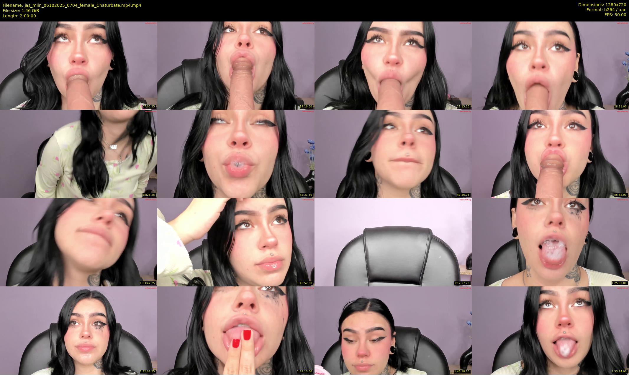 jas_miin — 120 minute Chaturbate female cam show recording, 720p, Oct 6, 2025