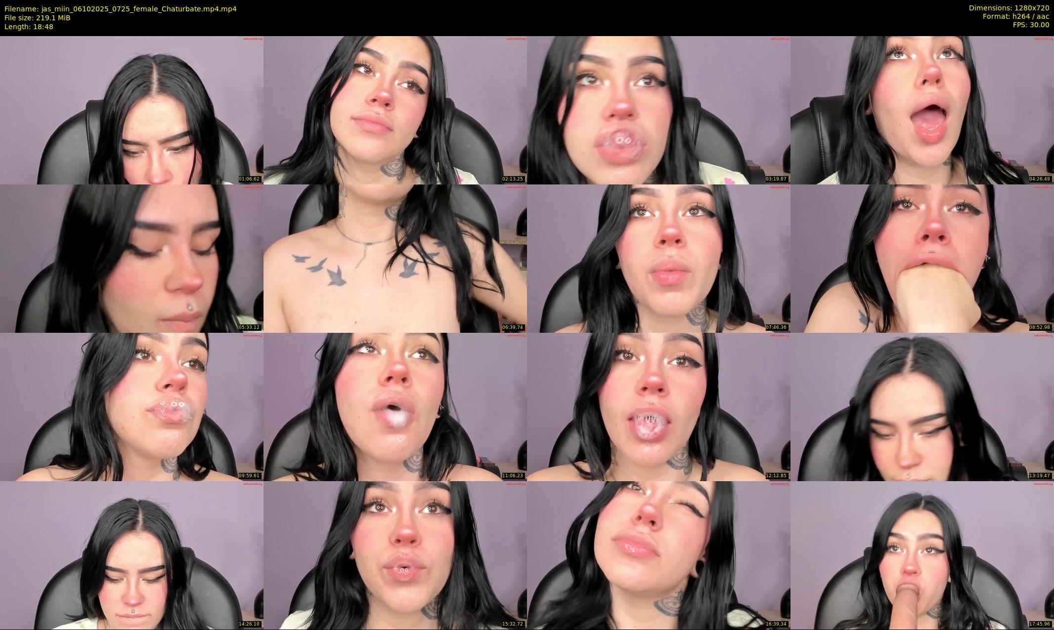 jas_miin — 19 minute Chaturbate female cam show recording, 720p, Oct 6, 2025