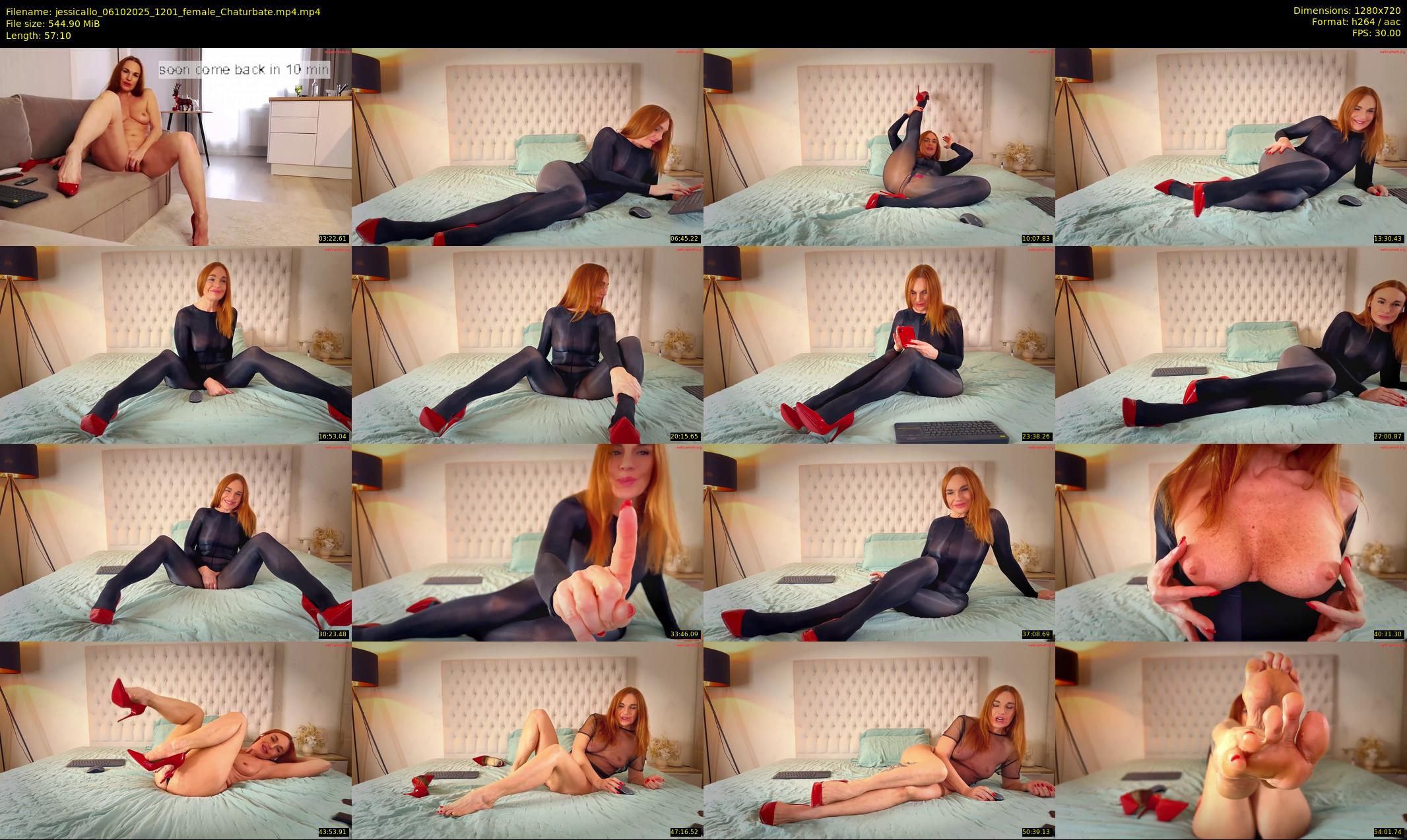 jessicallo — 58 minute Chaturbate female cam show recording, 720p, Oct 6, 2025