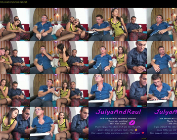 julyaandraul — 19 minute Chaturbate couple cam show recording, 720p, Oct 7, 2025