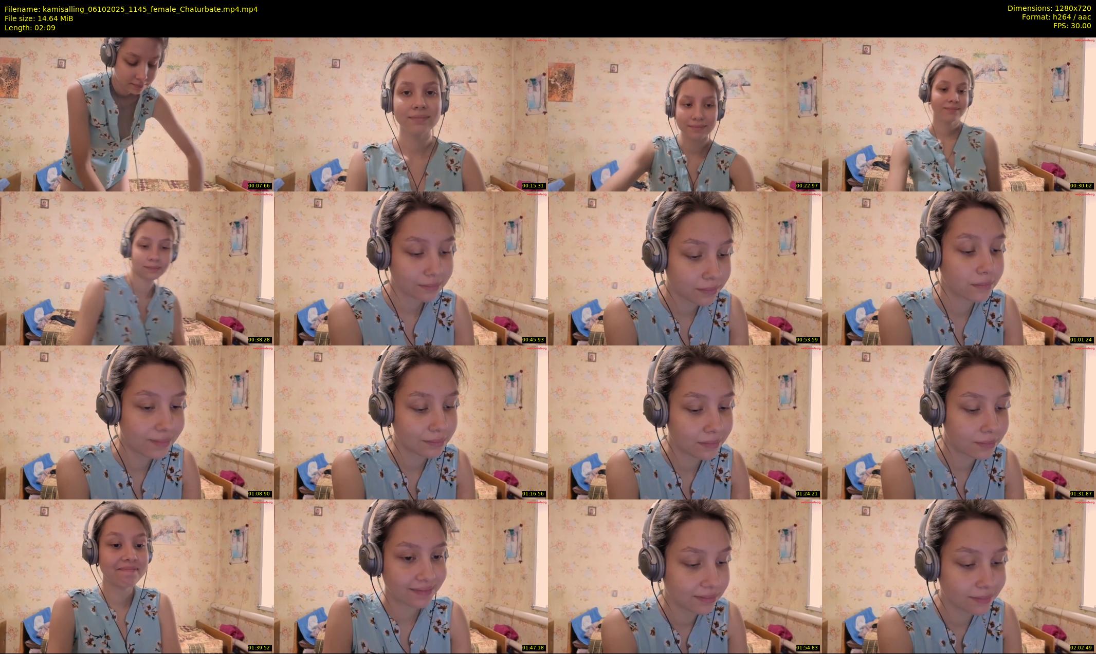 kamisalling — 3 minute Chaturbate female cam show recording, 720p, Oct 6, 2025