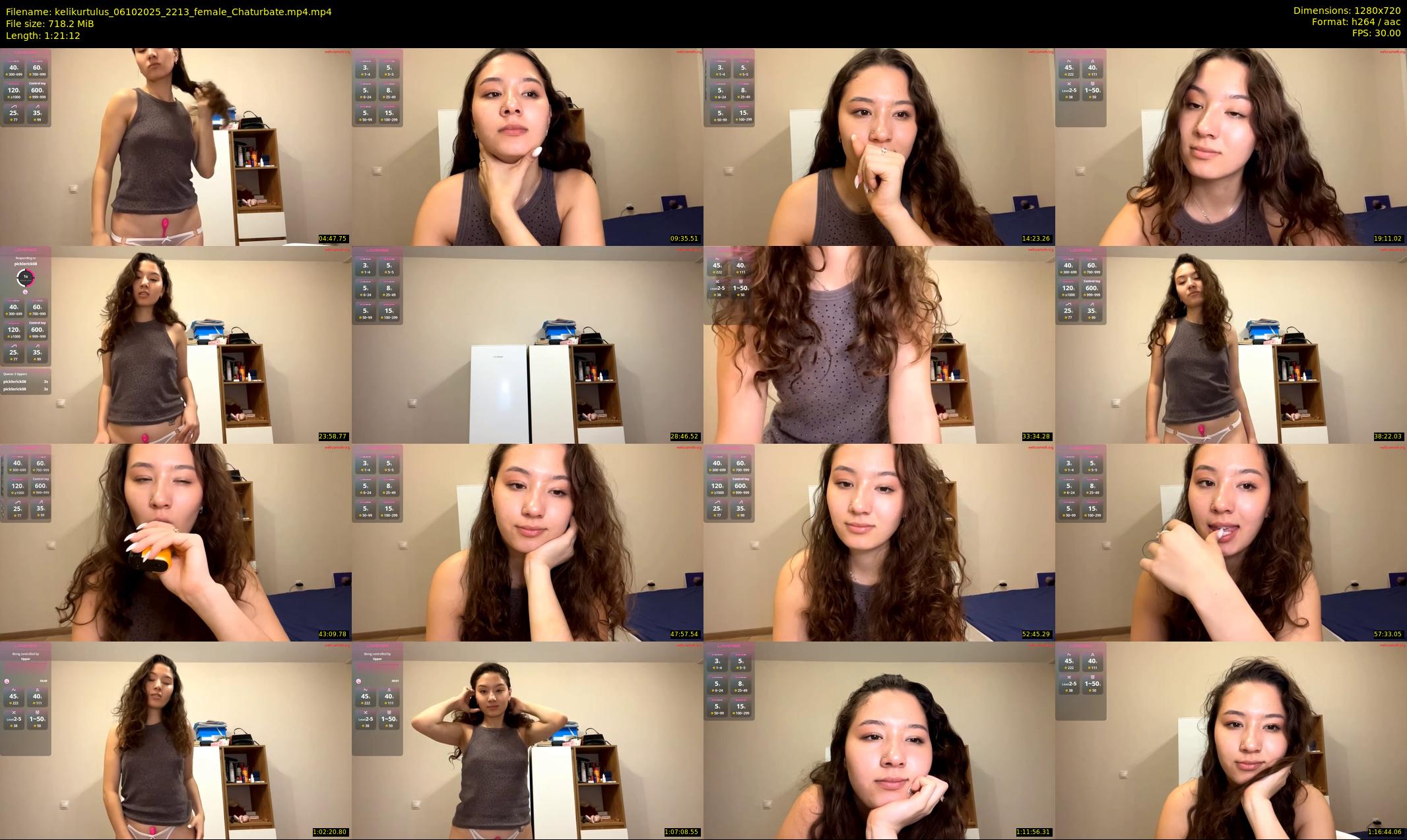 kelikurtulus — 82 minute Chaturbate female cam show recording, 720p, Oct 6, 2025