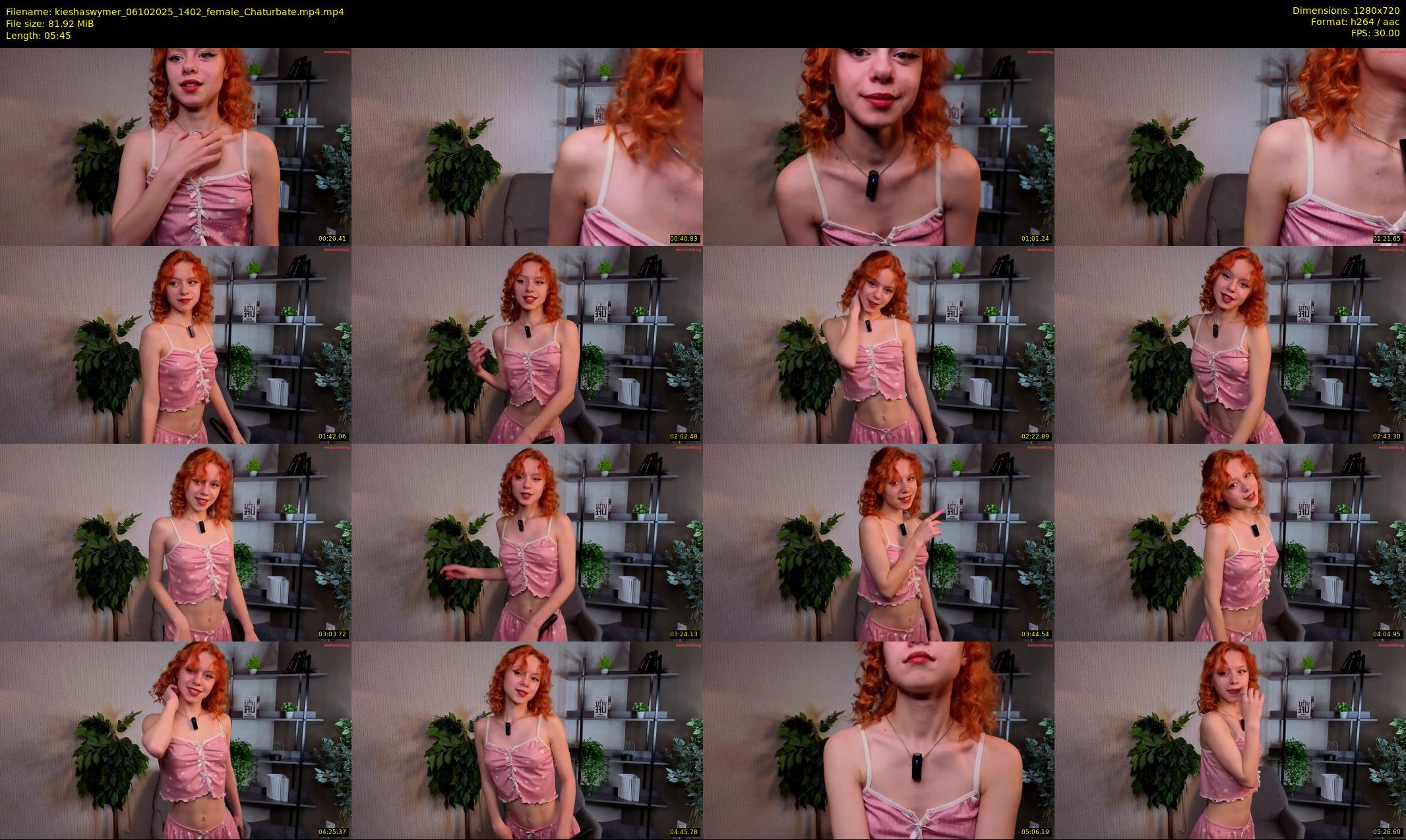 kieshaswymer — 6 minute Chaturbate female cam show recording, 720p, Oct 6, 2025