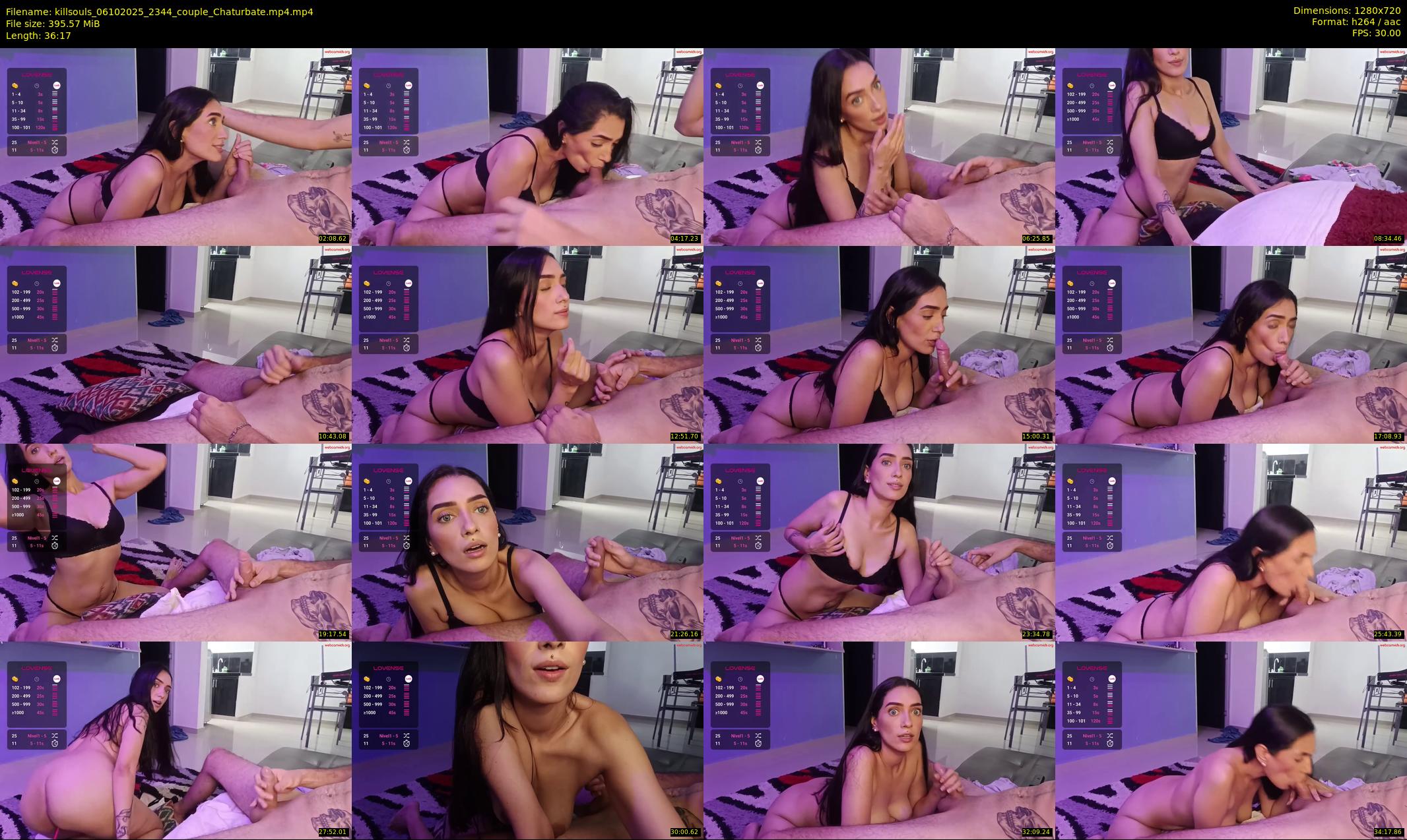 killsouls — 37 minute Chaturbate couple cam show recording, 720p, Oct 6, 2025