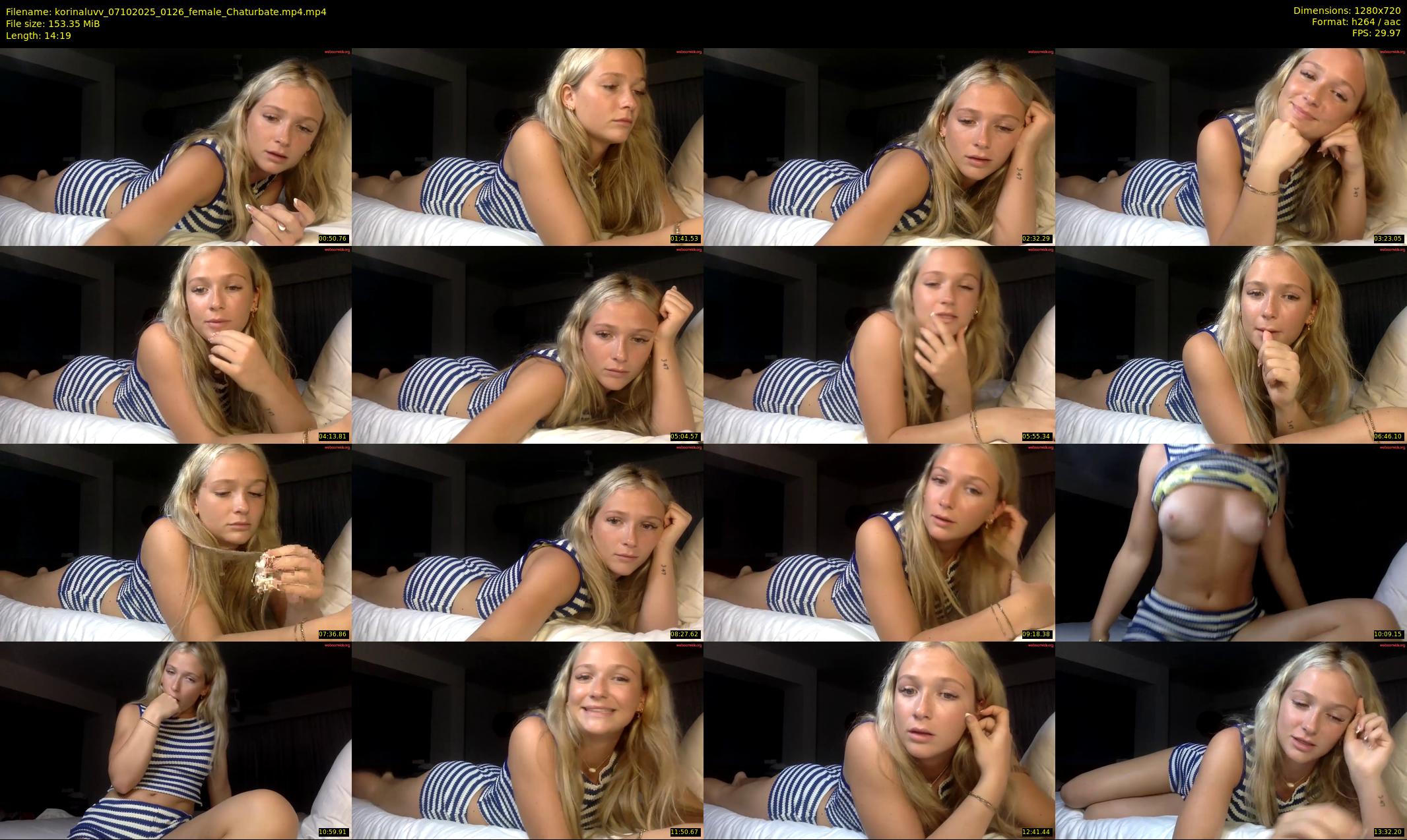 korinaluvv — 15 minute Chaturbate female cam show recording, 720p, Oct 7, 2025
