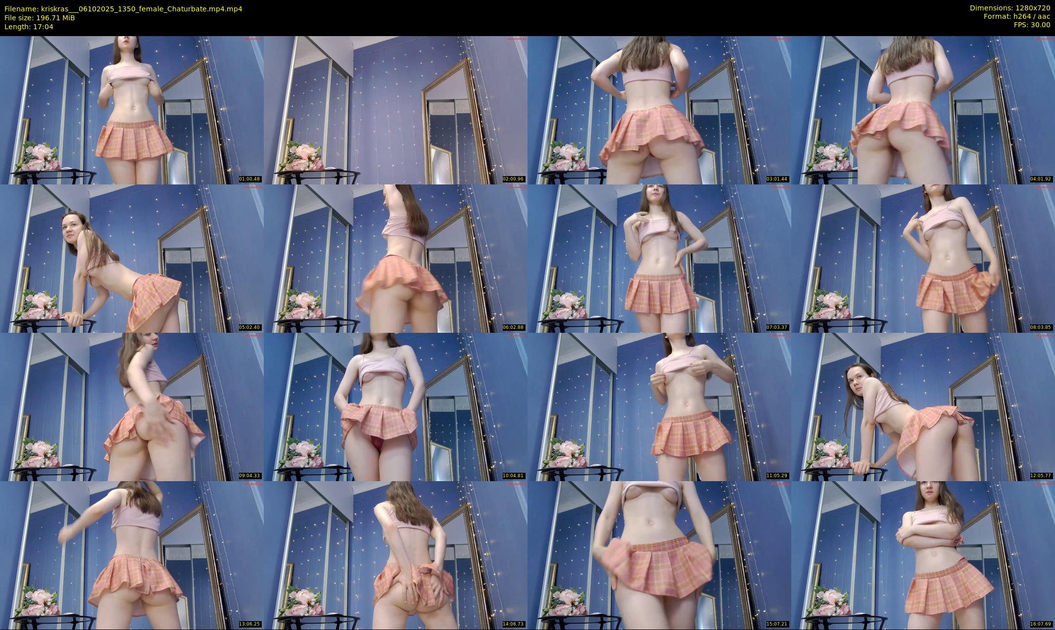 kriskras__ — 18 minute Chaturbate female cam show recording, 720p, Oct 6, 2025