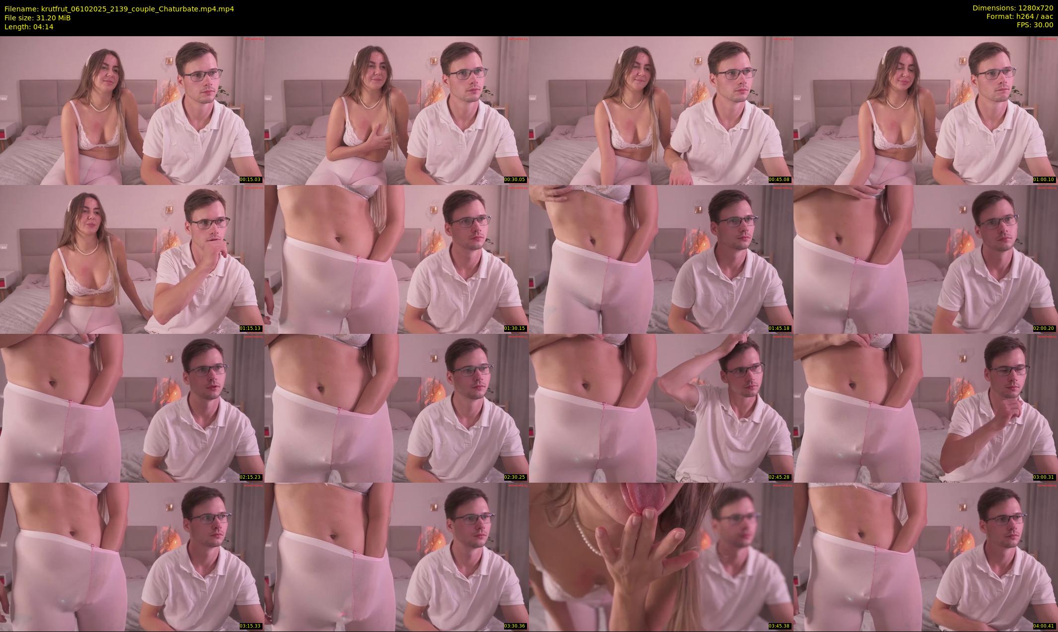 krutfrut — 5 minute Chaturbate couple cam show recording, 720p, Oct 6, 2025