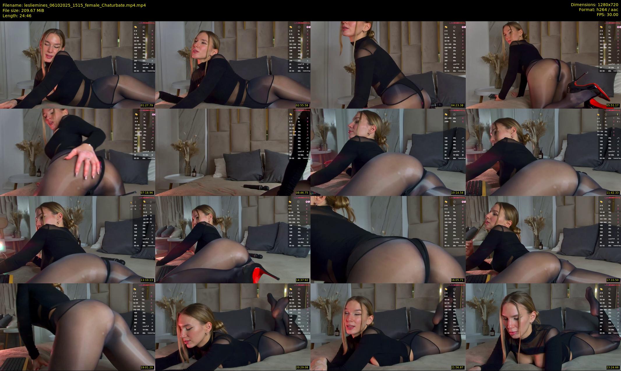 lesliemines — 25 minute Chaturbate female cam show recording, 720p, Oct 6, 2025